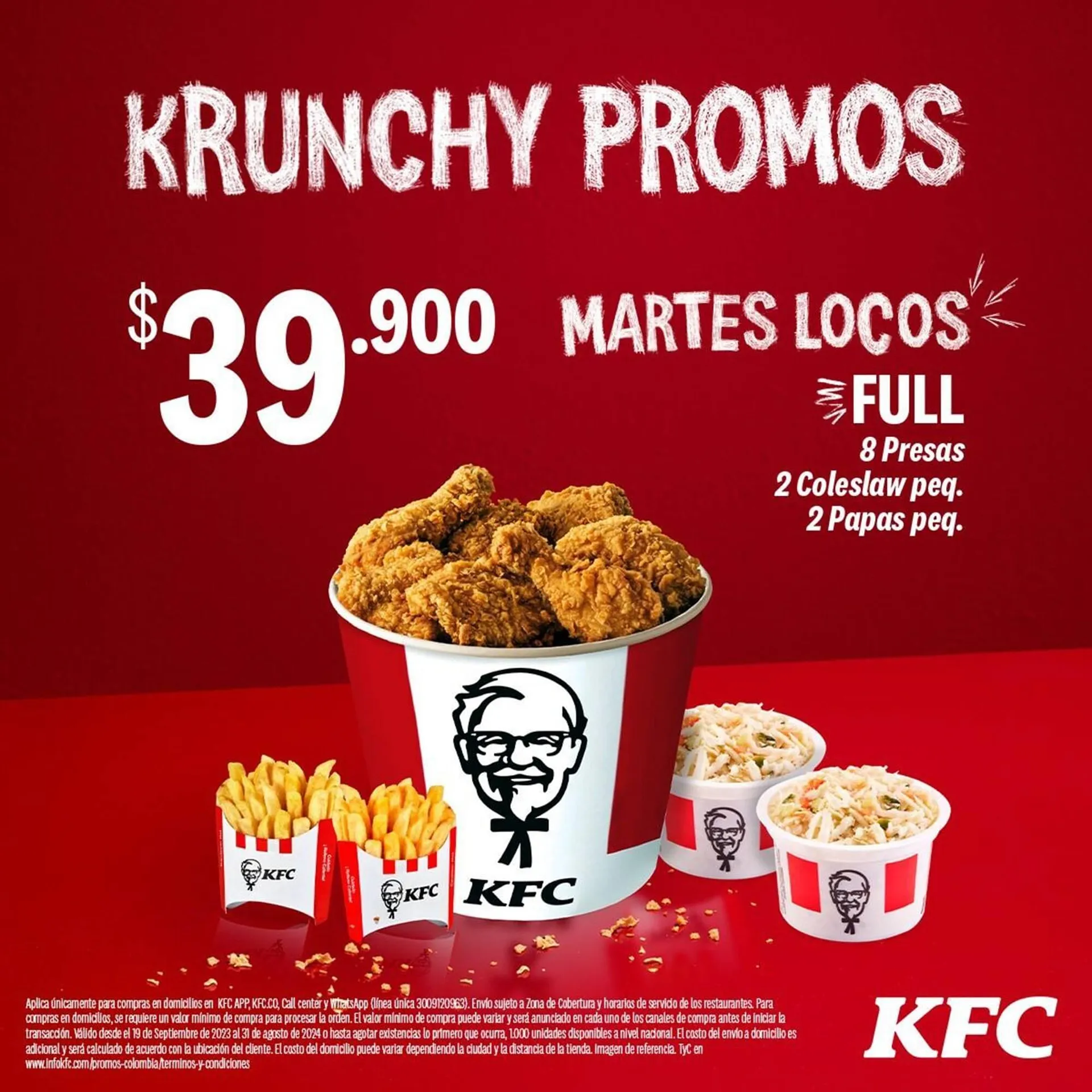 Catalogo de Catálogo KFC 1 de agosto al 31 de agosto 2024 - Pag 2