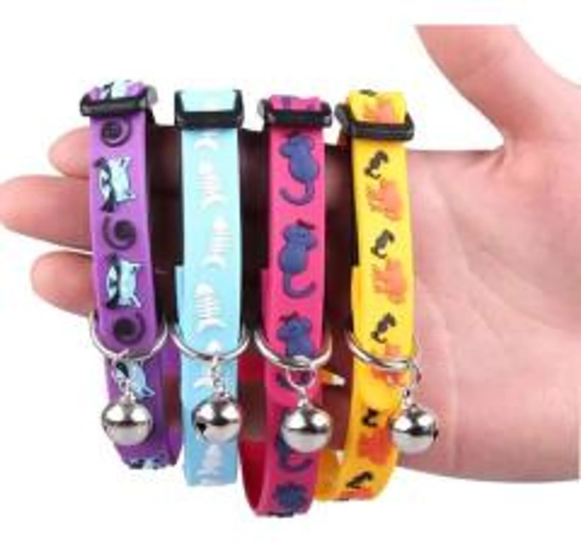 Collar Elastico Para Gato con Cascabel