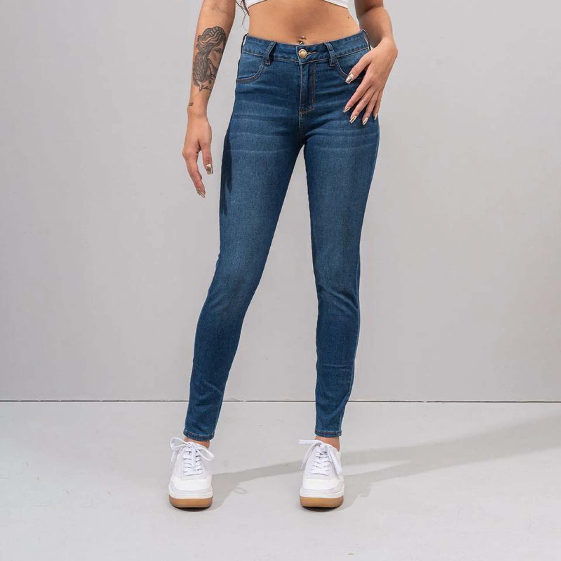 Jean Skinny Talle Medio Pizza