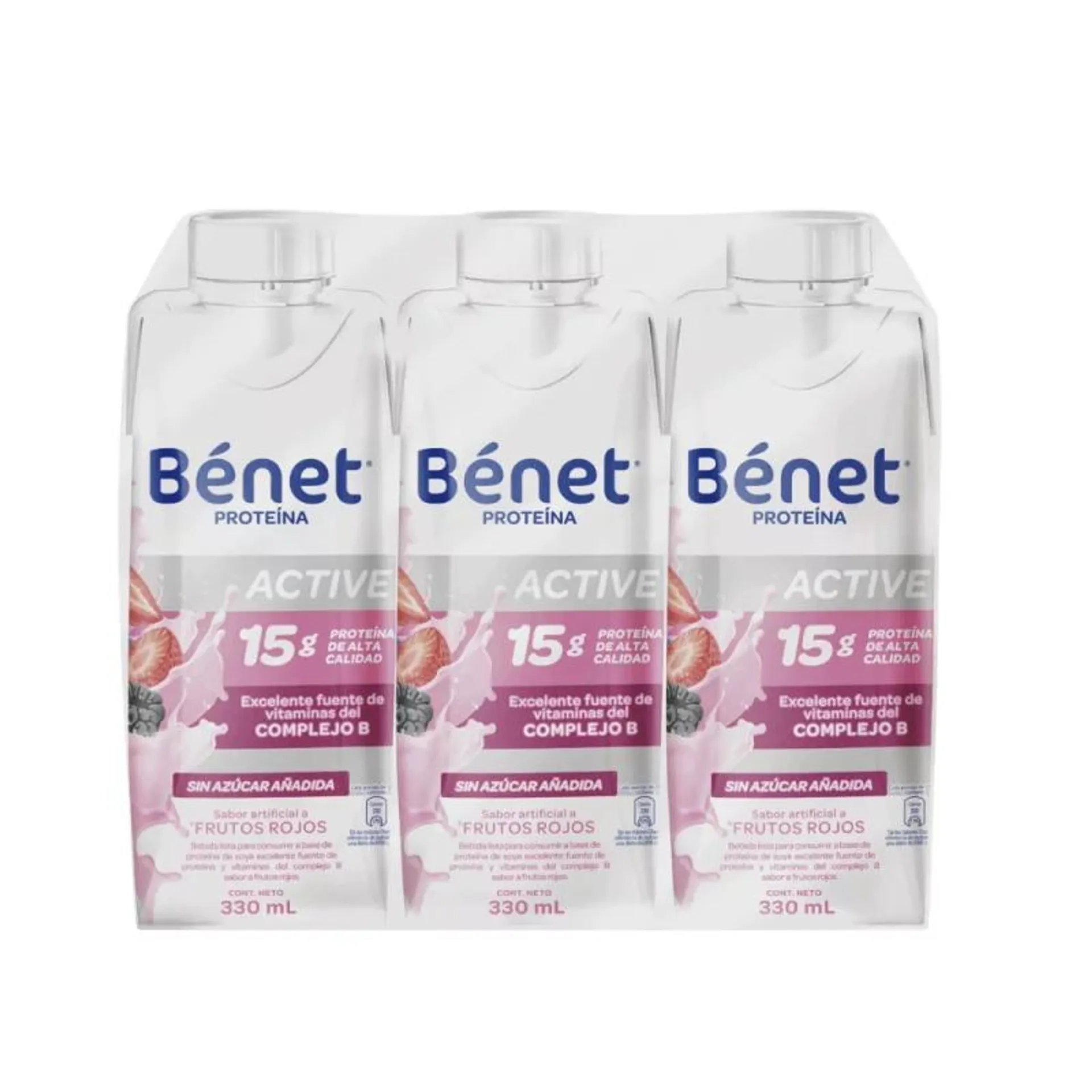 Bebida Bénet 3 und 250 ml Frutos Rojos x 750 ml