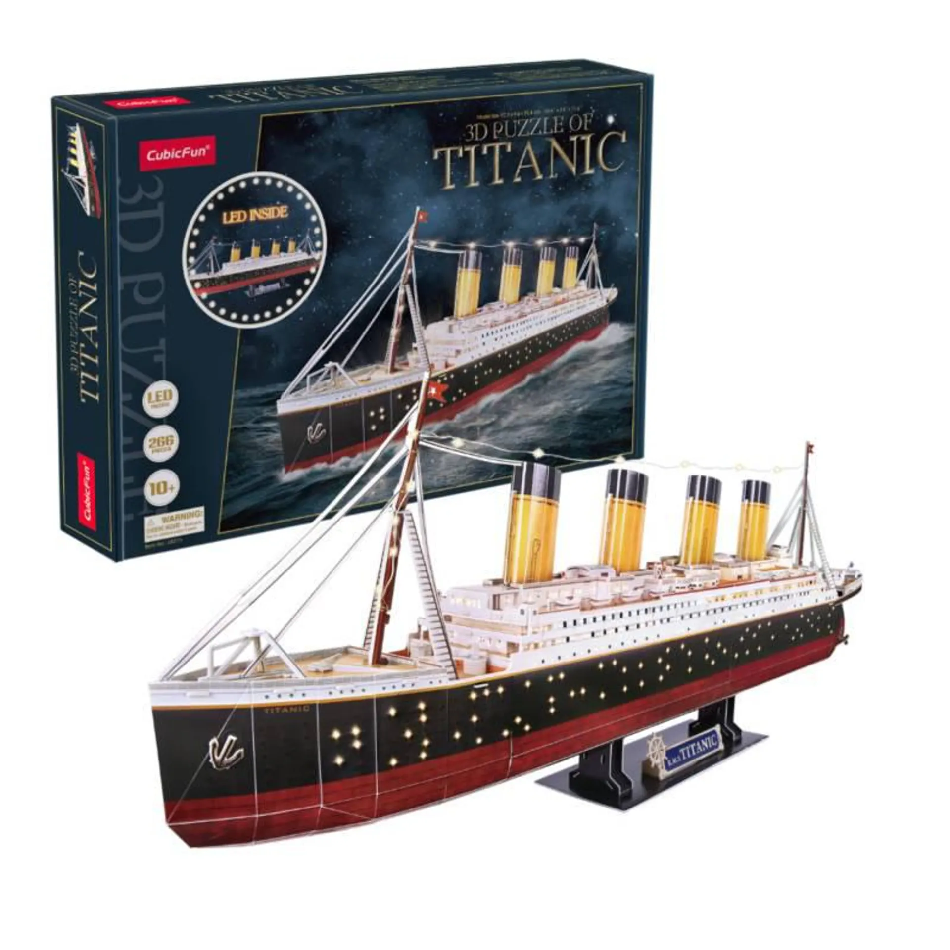 Rompecabezas Armable Titanic 3D - 266P