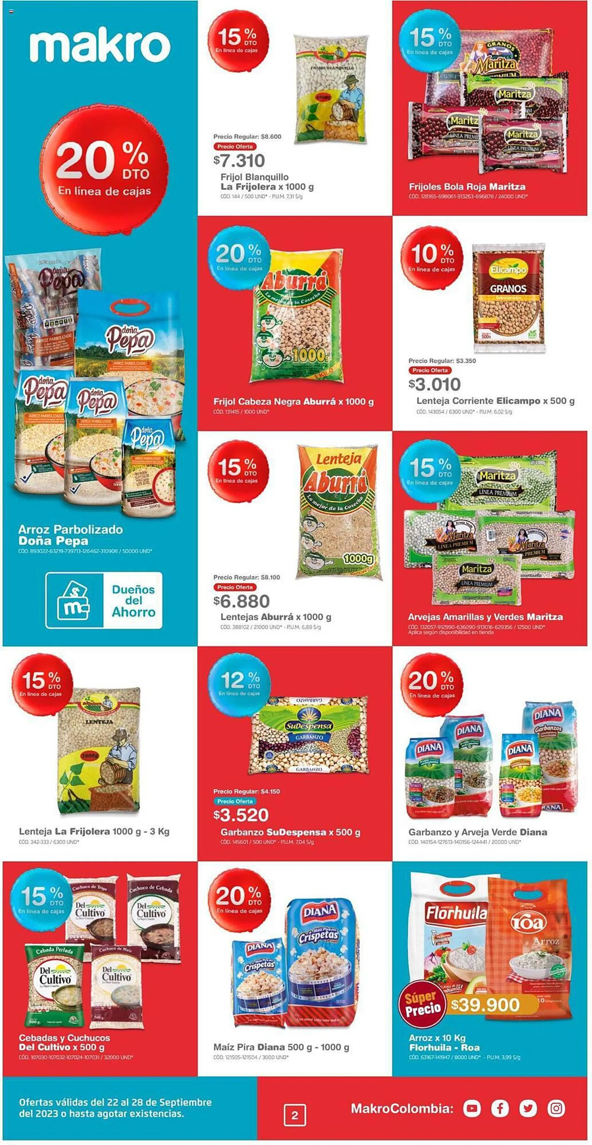 Catalogo de Catálogo Makro 22 de septiembre al 28 de septiembre 2023 - Pag 2