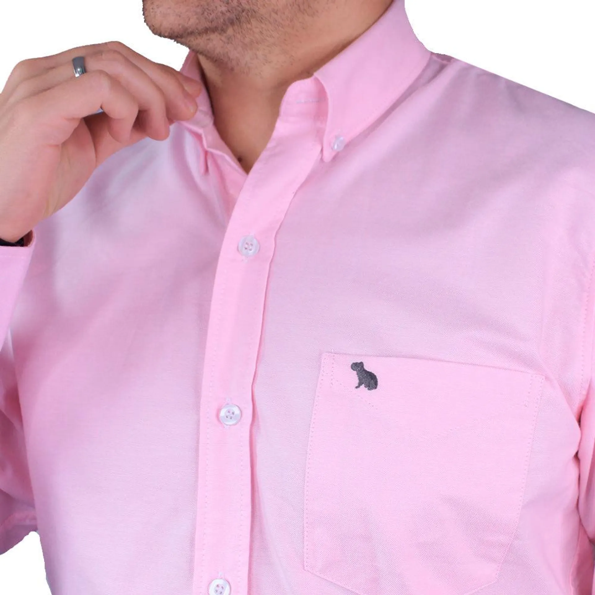 Camisa Casual Hombre Lec Lee Rosado