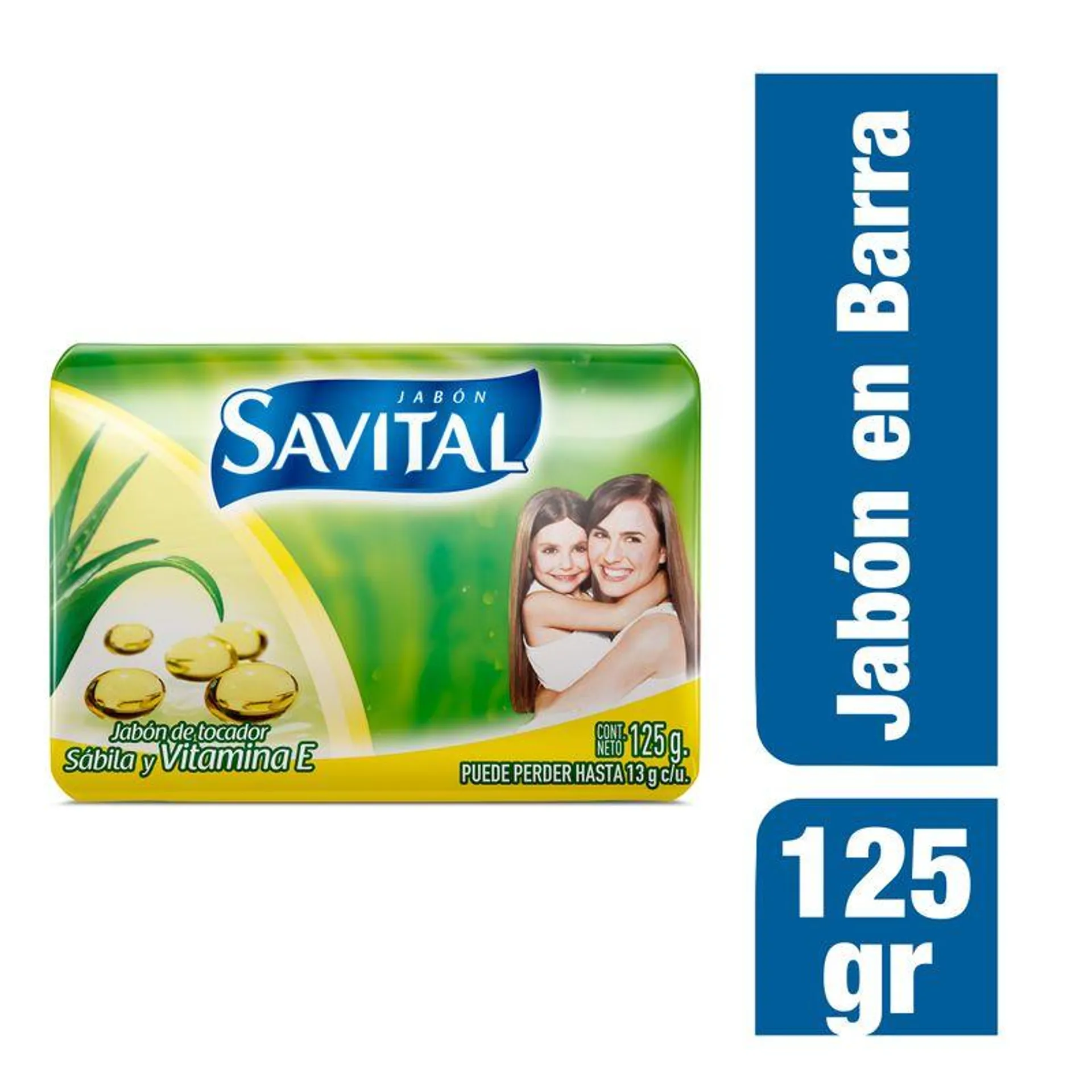 Jabon Savital Vitamina E Barra X 125 Gr