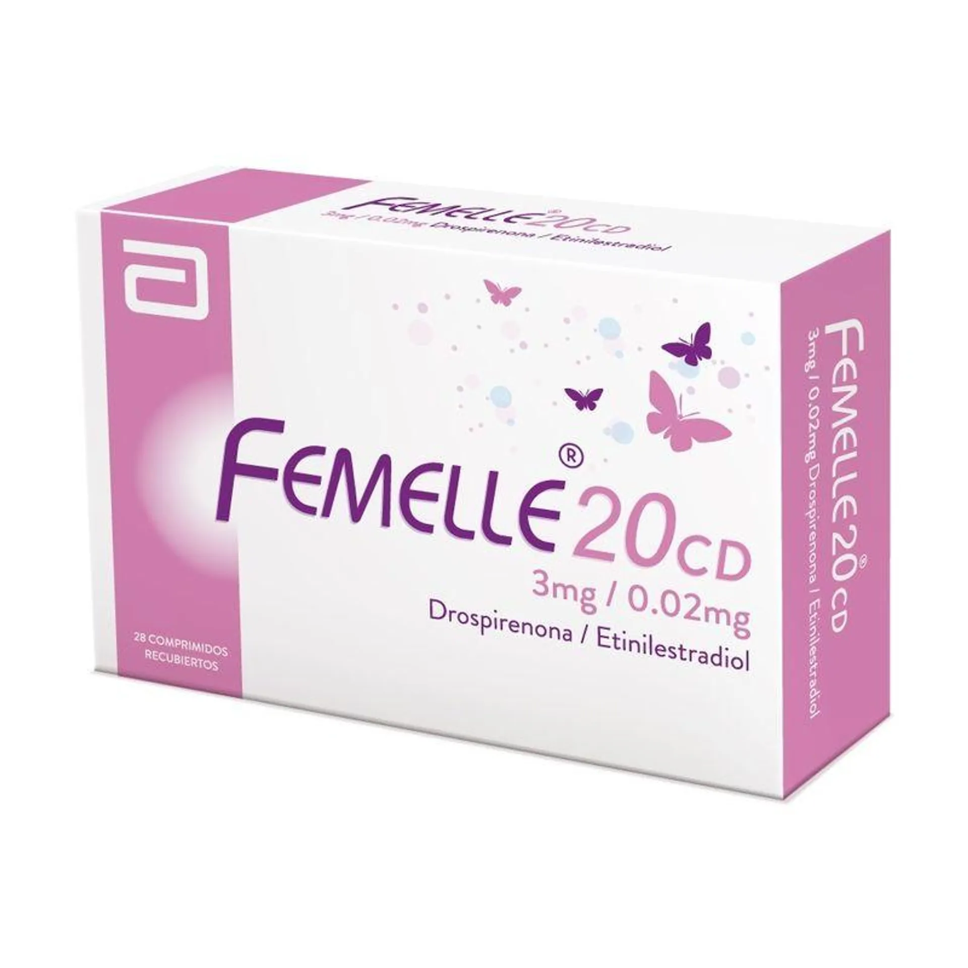 Femelle 20 Cd 3Mg/0.02Mg X 28 Comprimidos Recubiertos