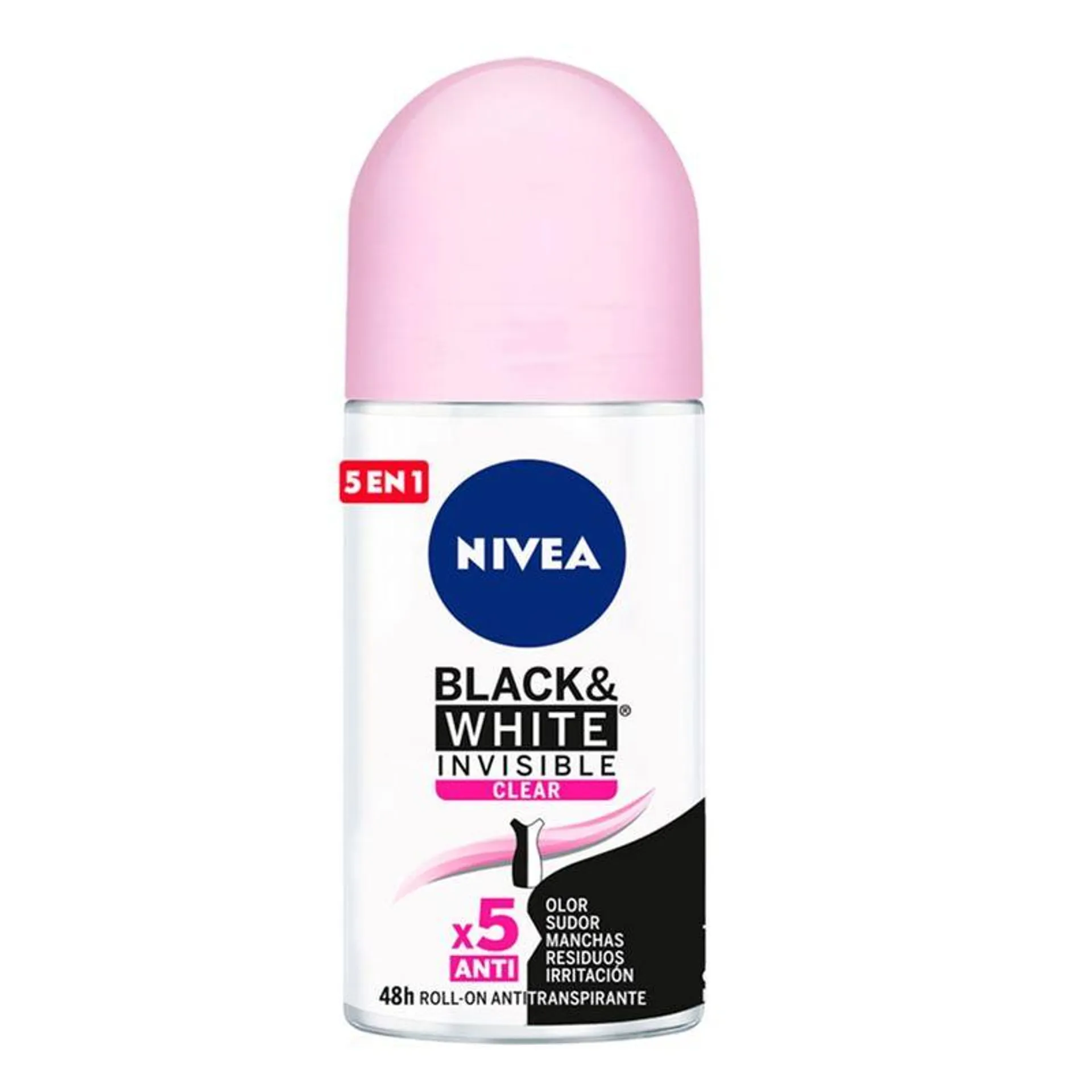 Desodorante Nivea Invisible Black&White Roll-On