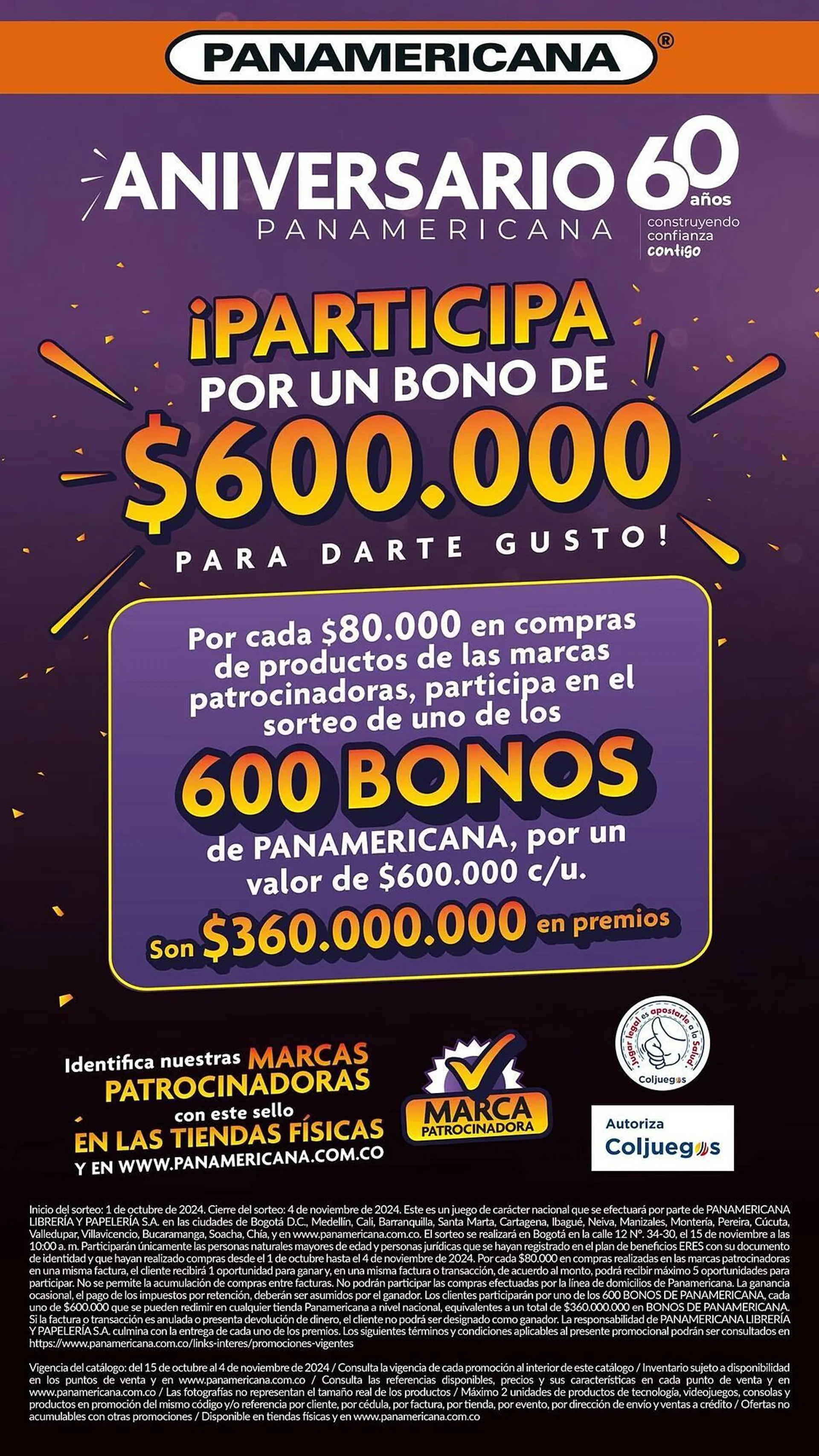 Catalogo de Catálogo Panamericana 21 de octubre al 4 de noviembre 2024 - Pag 1