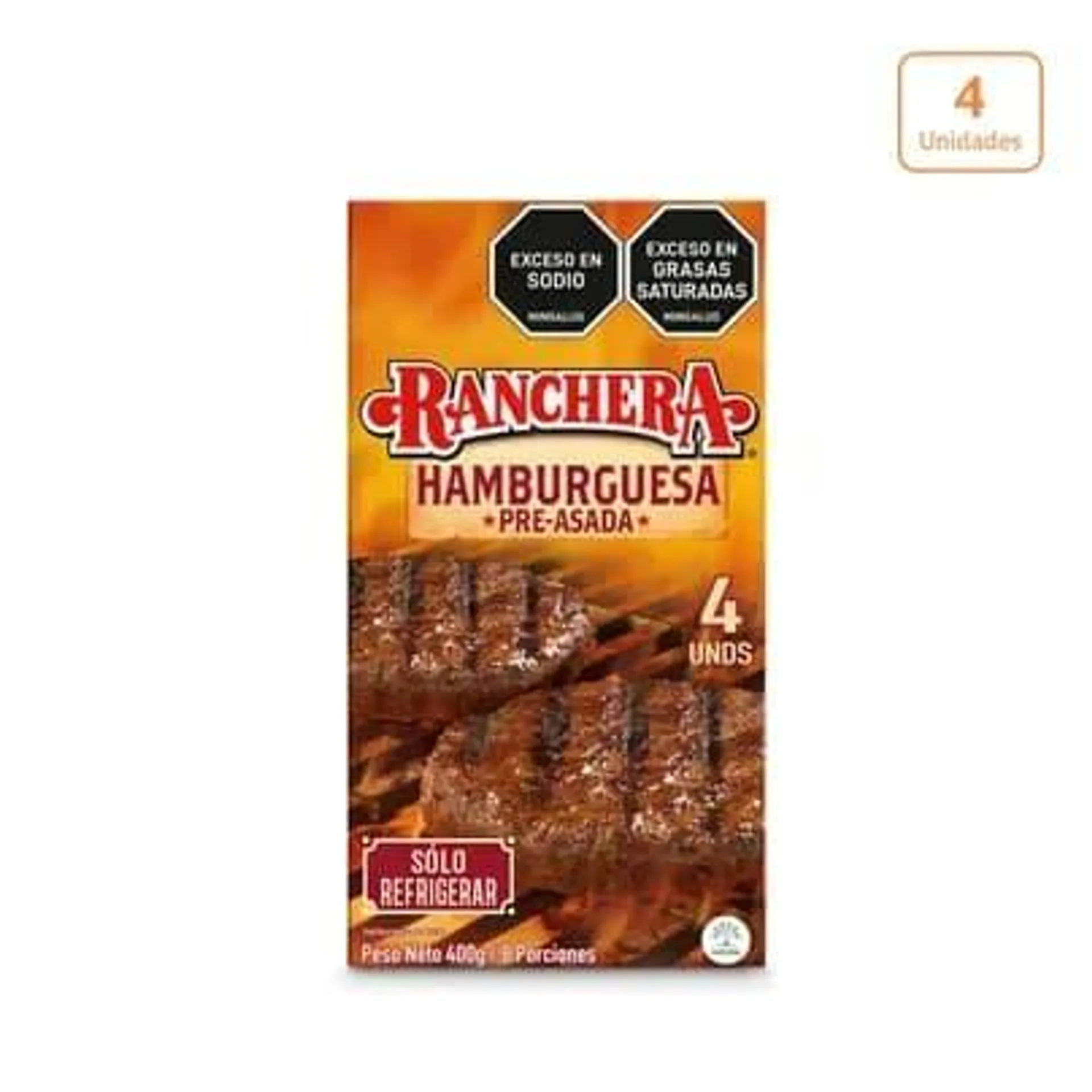 Hamburguesa Ranchera x 400g