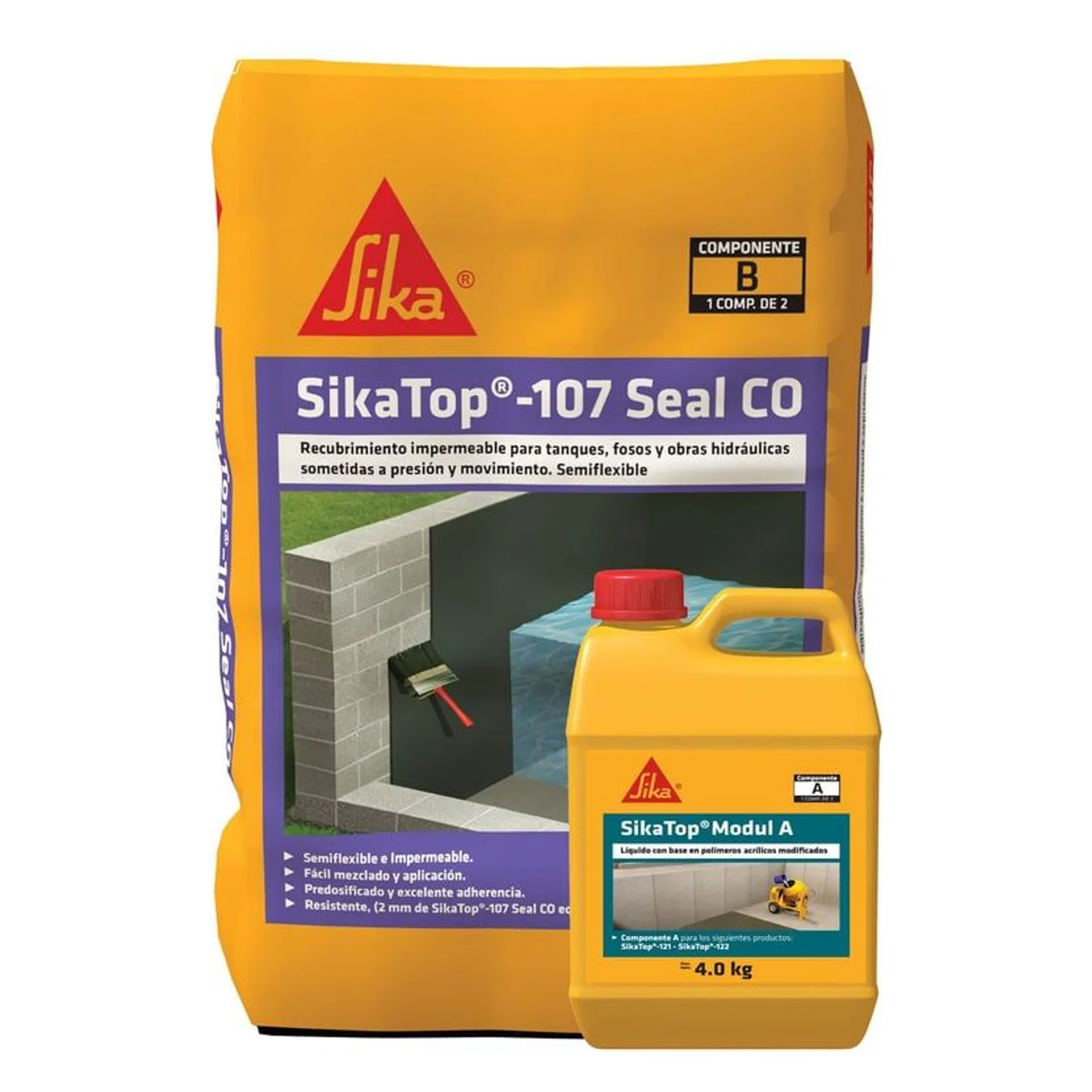 Sikatop 107 Seal Recubrimiento Impermeable Semiflexible