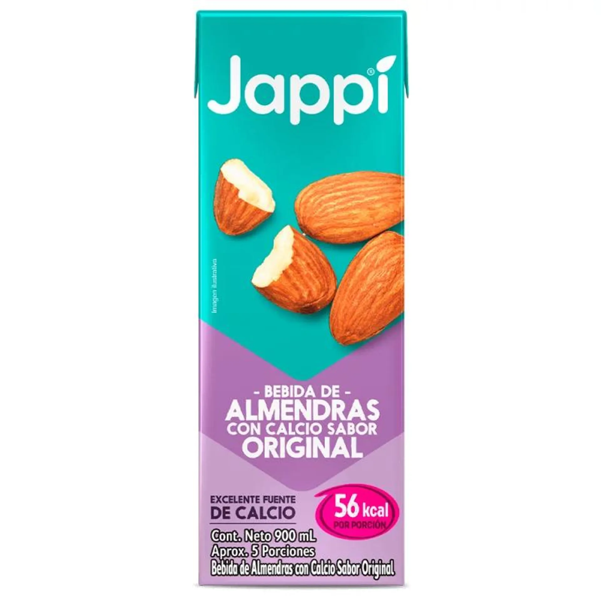 Bebida De Almendras Jappi Natural 900 ml