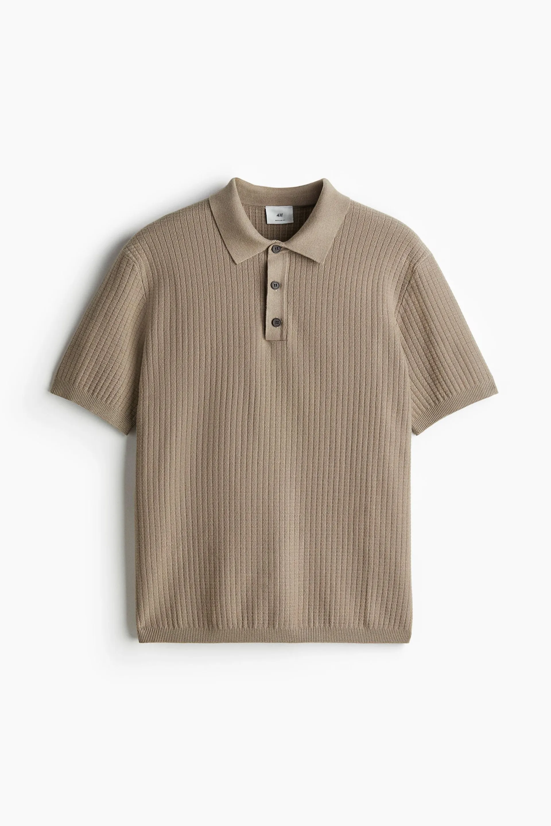 Camiseta polo en tejido texturizado Regular Fit - H&M Colombia | Moda online, ropa de Mujer, Hombre, Bebé y  Niños | H&M CO