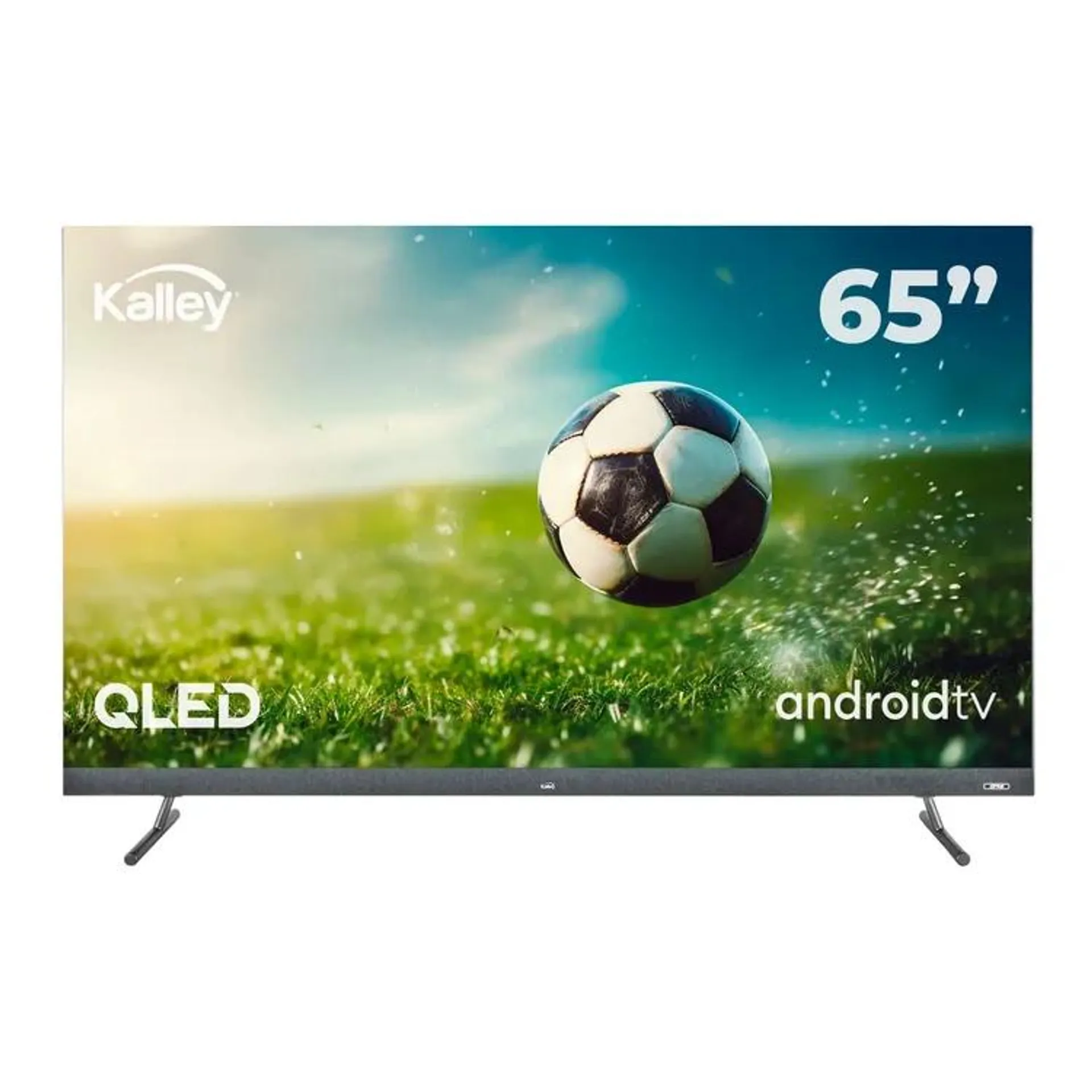 TV KALLEY 65" Pulgadas 164 cm ATV65UHDSQV 4K-UHD QLED Smart TV Android