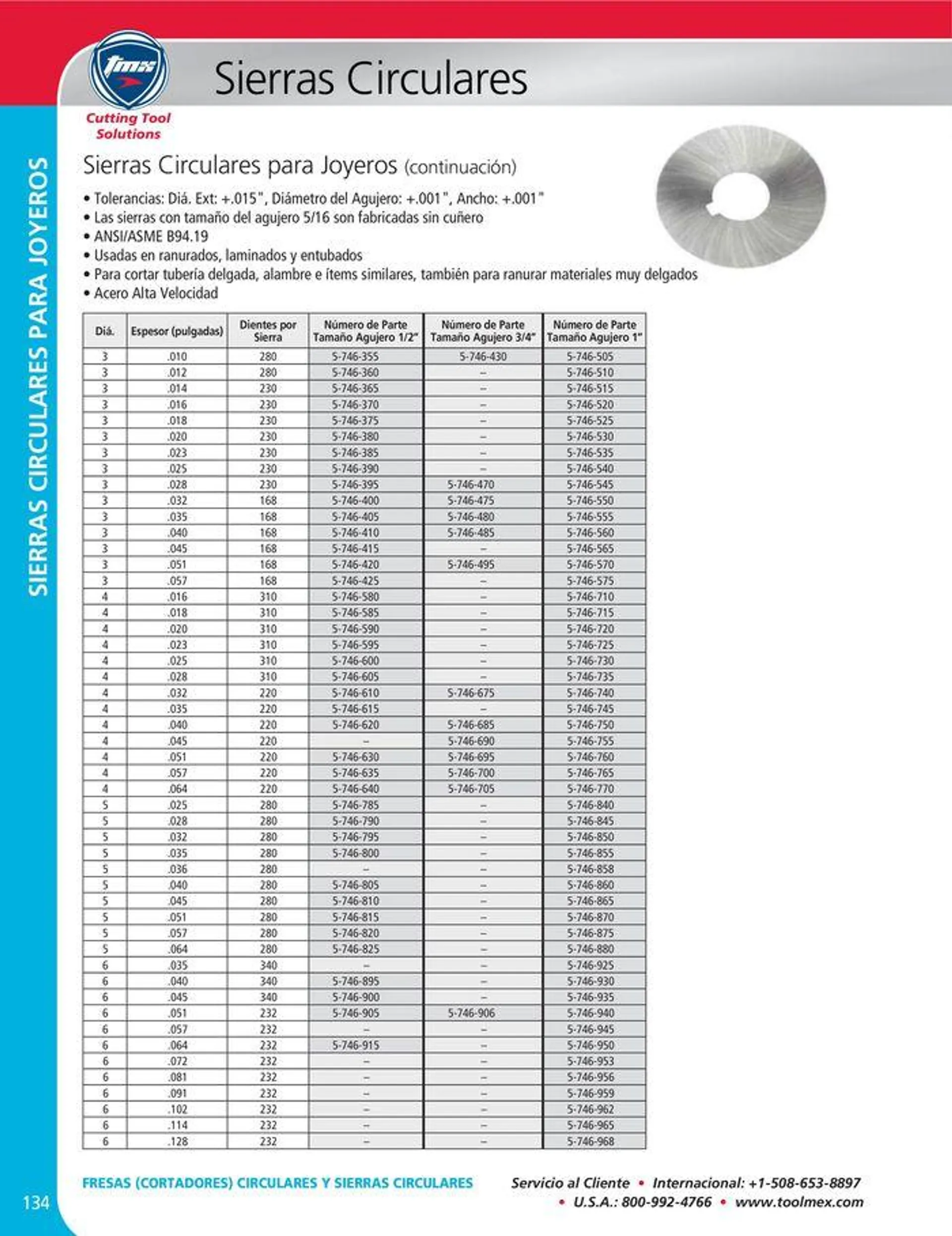 Catalogo de Cutting tool solution 15 de enero al 31 de diciembre 2024 - Pag 134