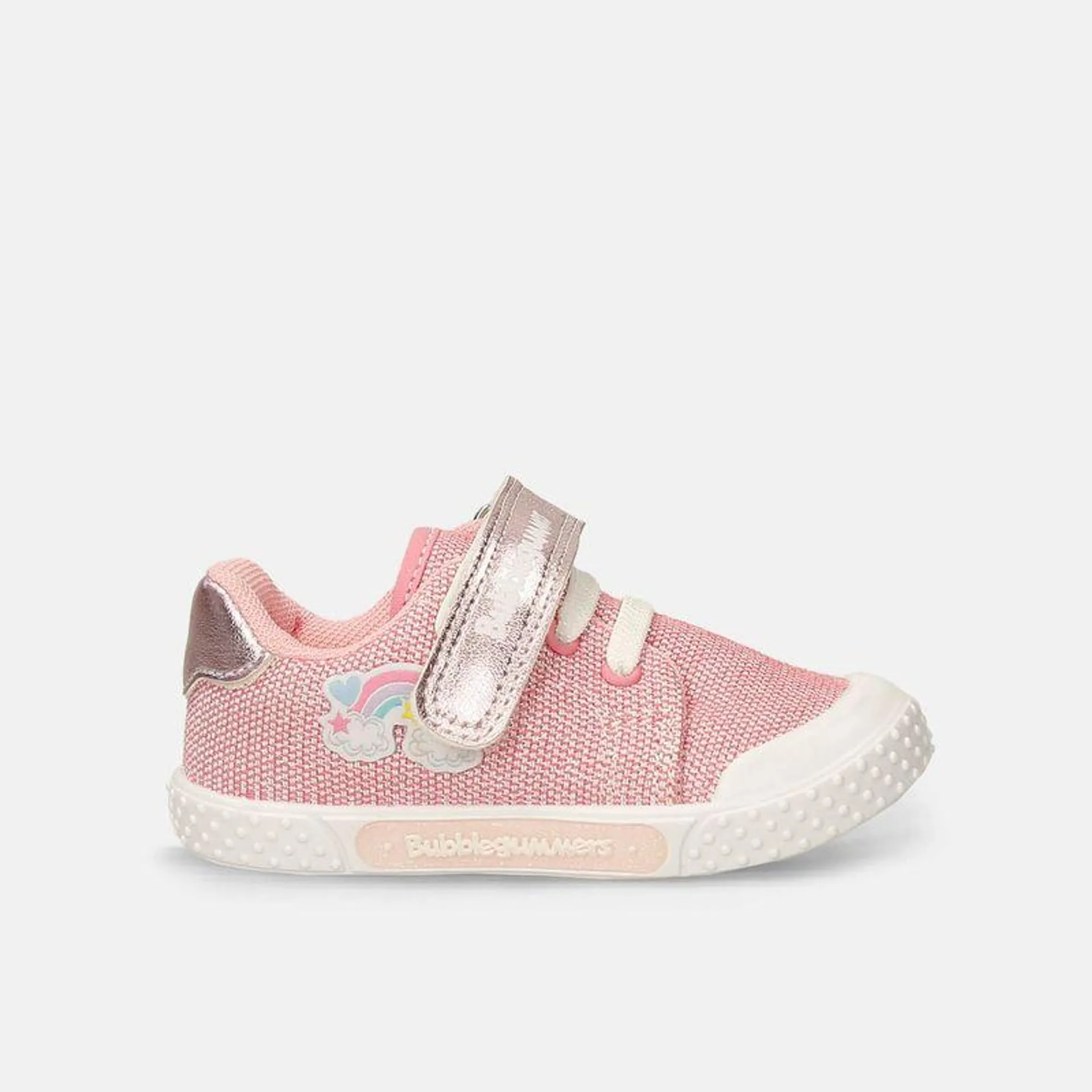 Tenis Casuales Rosado Bubblegummers Simpatica Niña