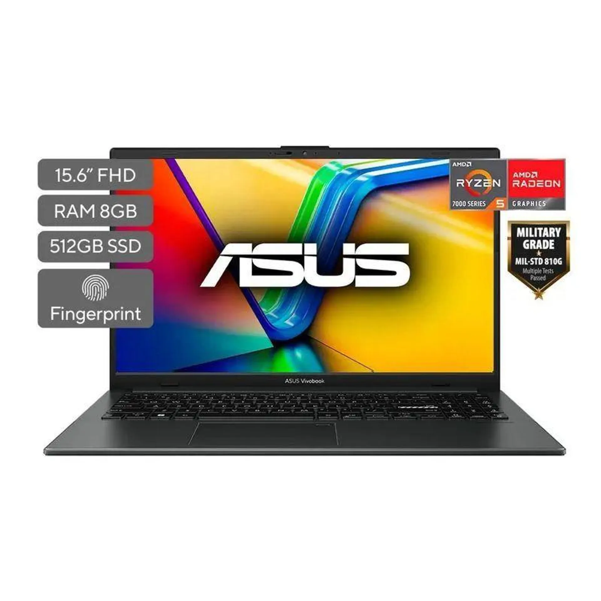 ASUS E1504FA-NJ940 - AMD RYZEN 5 7520U - 16GB LPDDR5 - 1 TERA SSD - PANT 15,6".