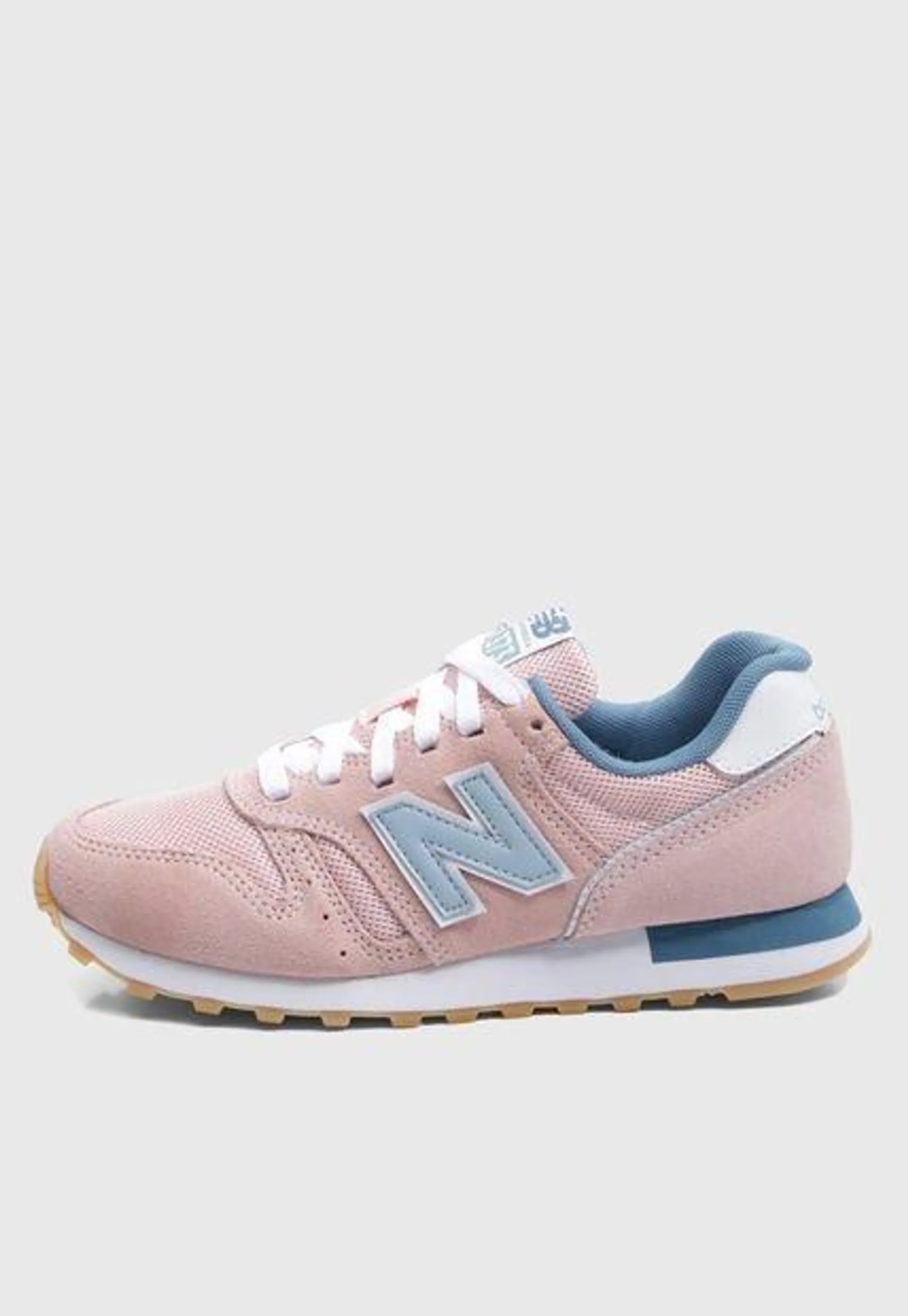 Tenis Lifestyle Palo Rosa-Celeste-Blanco New Balance 373