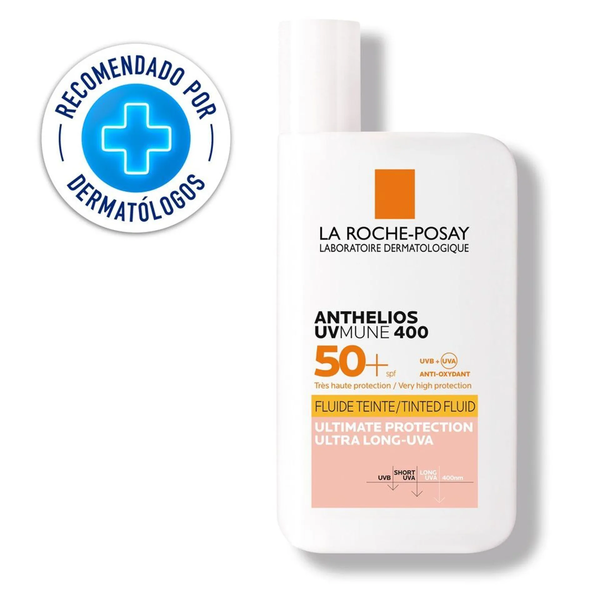 Protector Solar Facial La Roche Posay Anthelios Uv Mune Con Color Spf50+ X 50ml