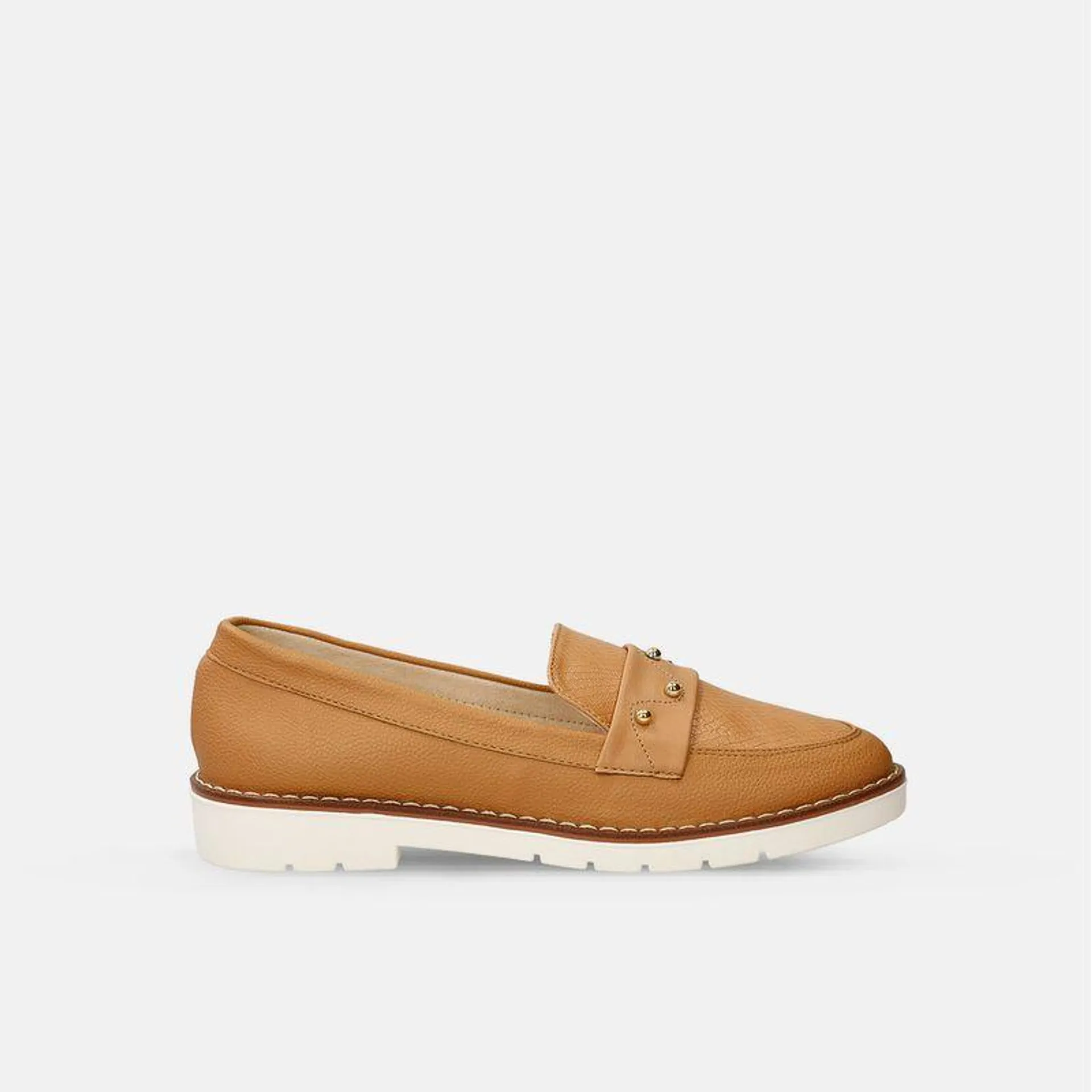 Mocasines Camel Bata Jorah Mujer