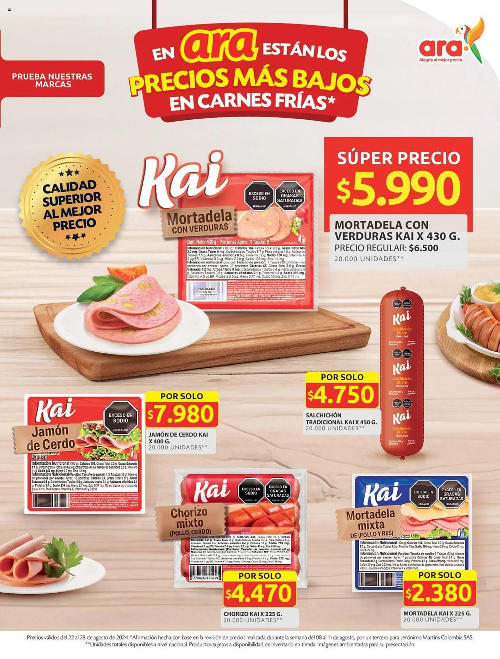 Catalogo de Catálogo Ara 22 de agosto al 28 de agosto 2024 - Pag 4