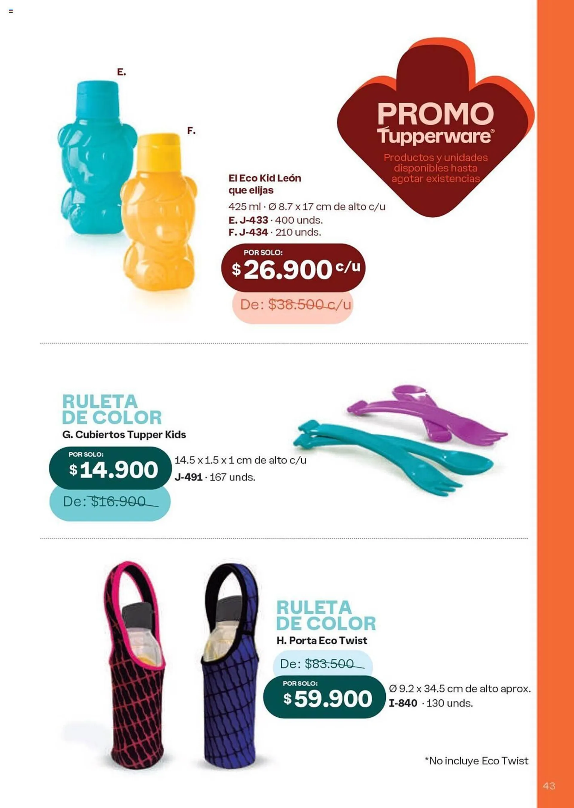 Catalogo de Catálogo Tupperware 4 de octubre al 31 de octubre 2024 - Pag 43