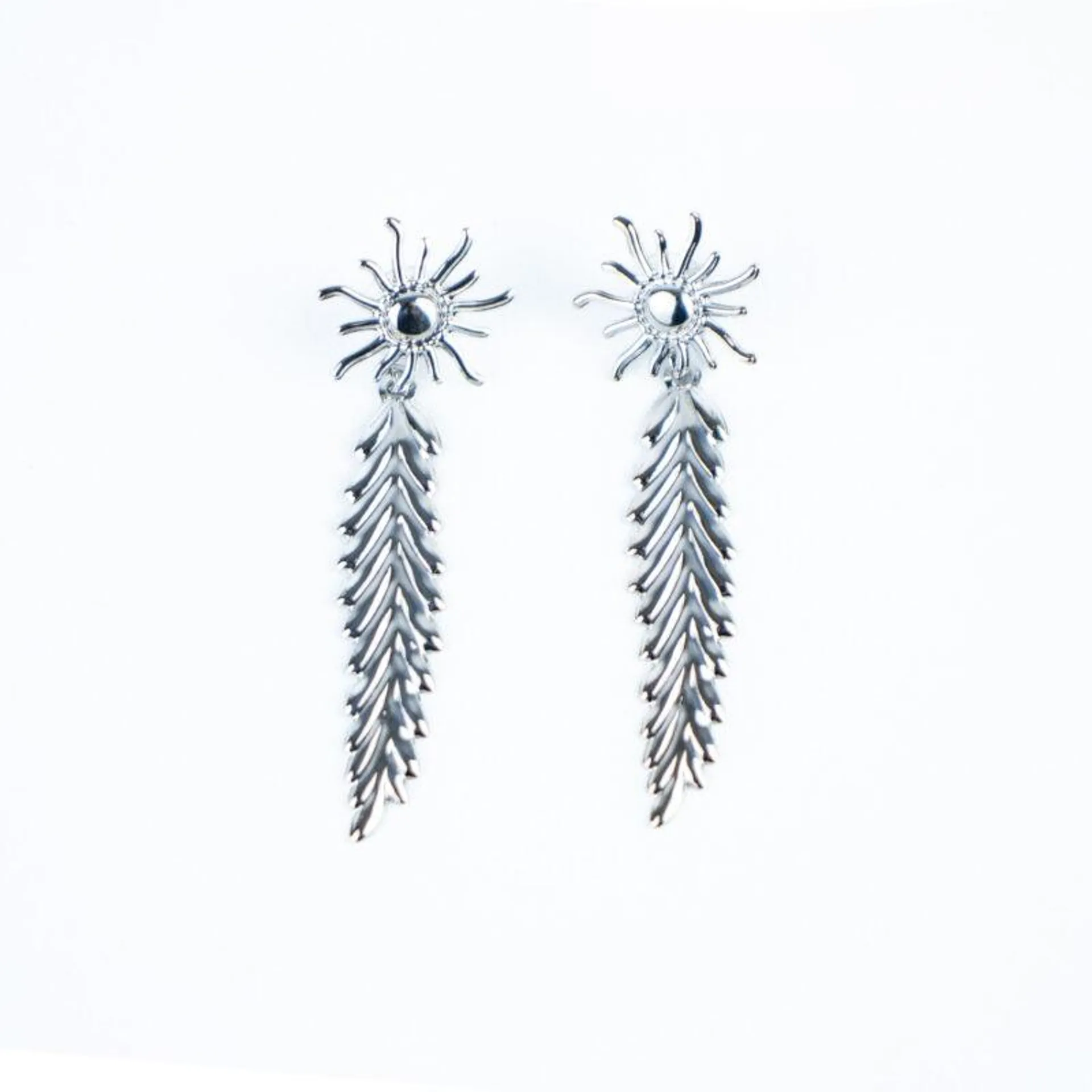 ARETES ALEACION PLATEADO