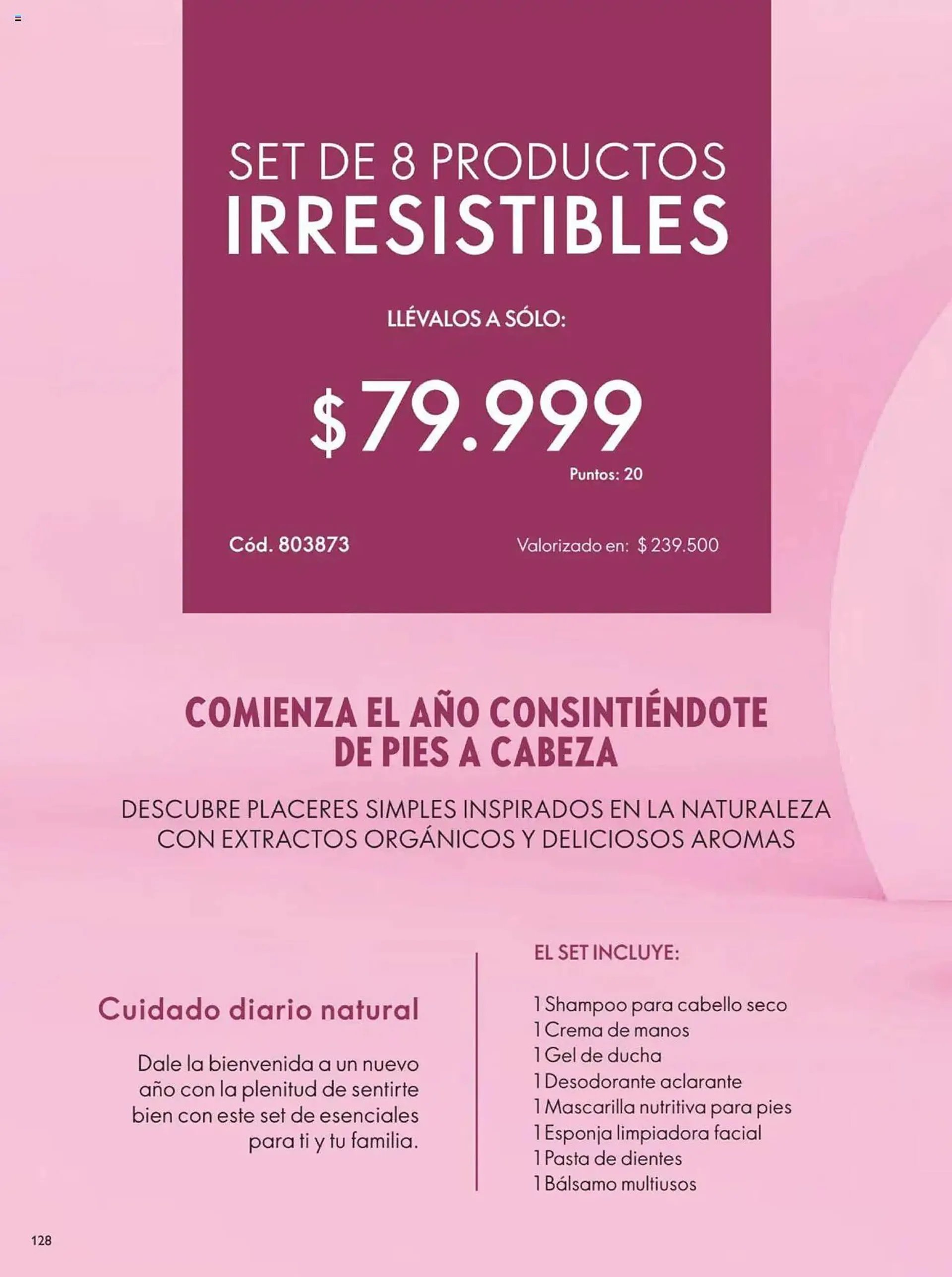 Catalogo de Catálogo Oriflame 28 de diciembre al 17 de enero 2025 - Pag 128