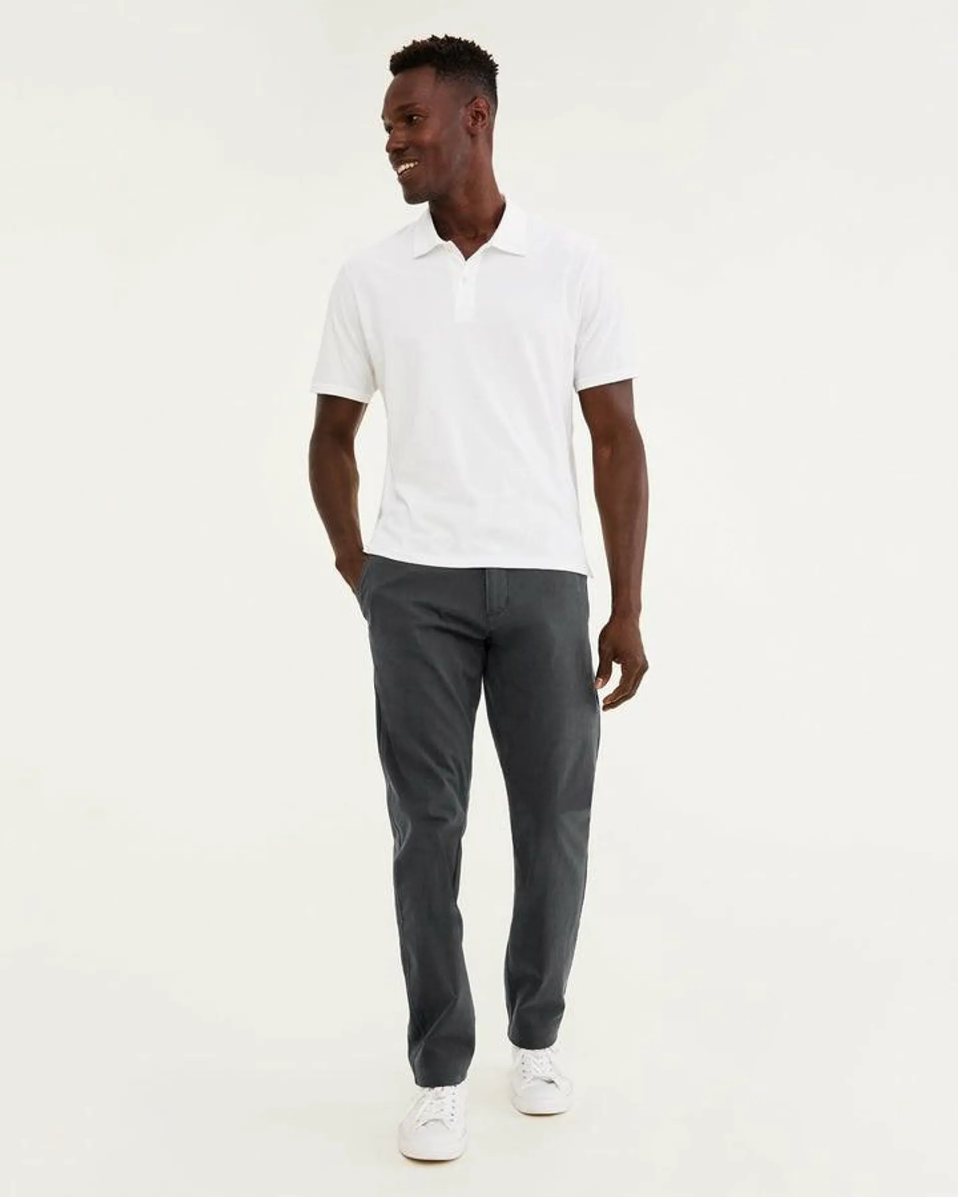Pantalones Dockers Ultimate Chinos,Atléticos Fit Hombre Gris | ZCGTQ4913