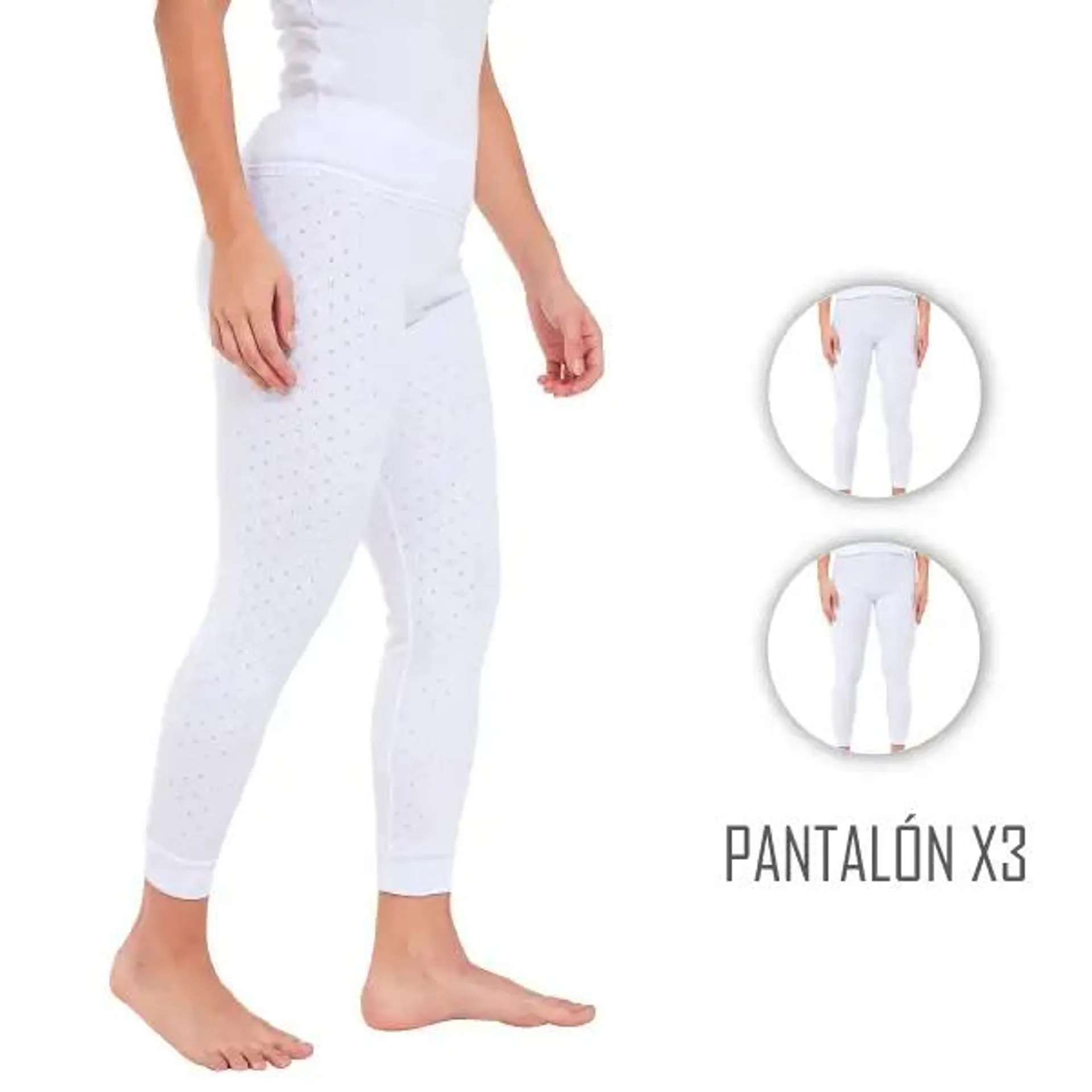 Combo X3 Pantalón Térmico Mujer