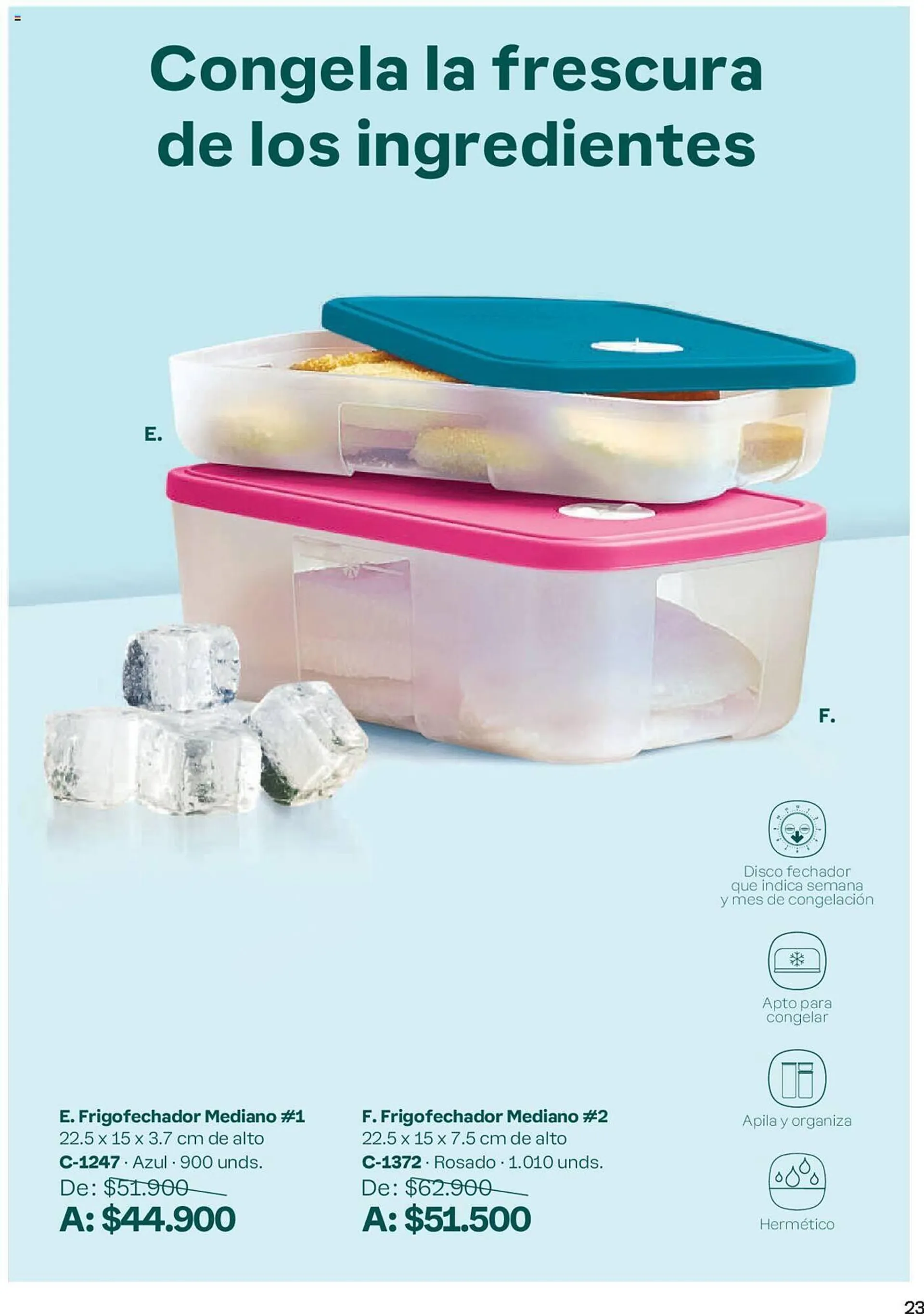 Catalogo de Catálogo Tupperware 14 de junio al 11 de julio 2024 - Pag 23