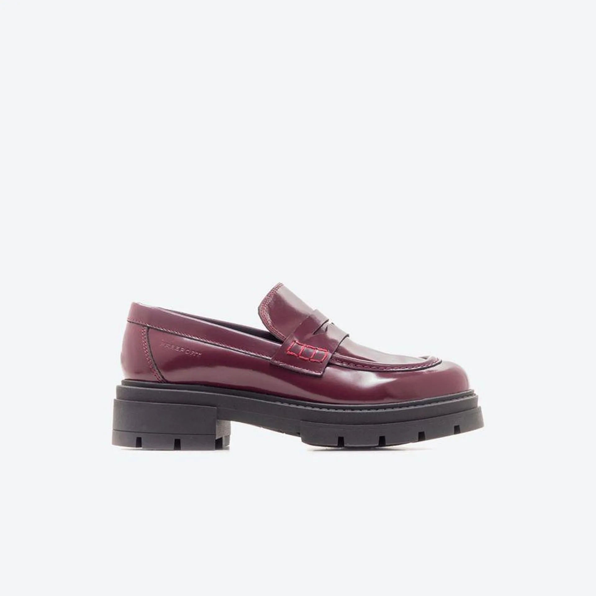 Zapato Casual Mujer Freeport Z1i1 Vino Tinto