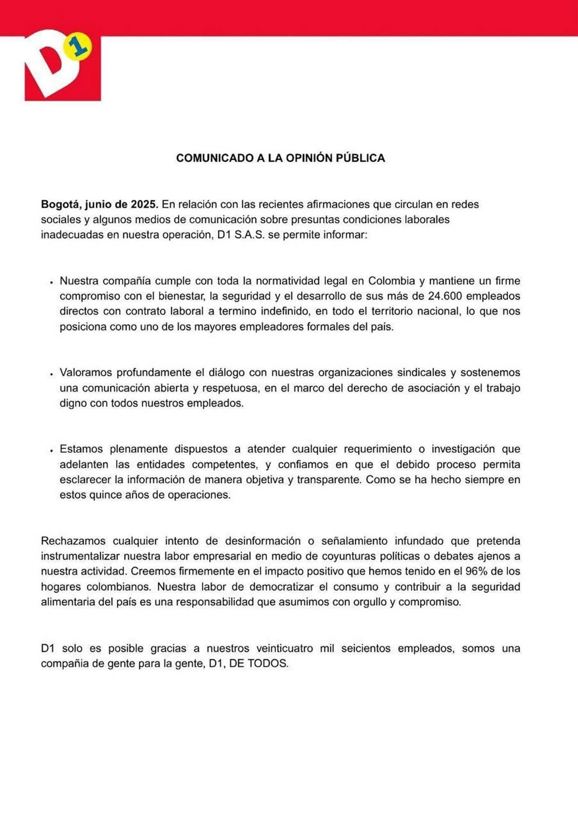 Catálogo Tiendas D1 - 1