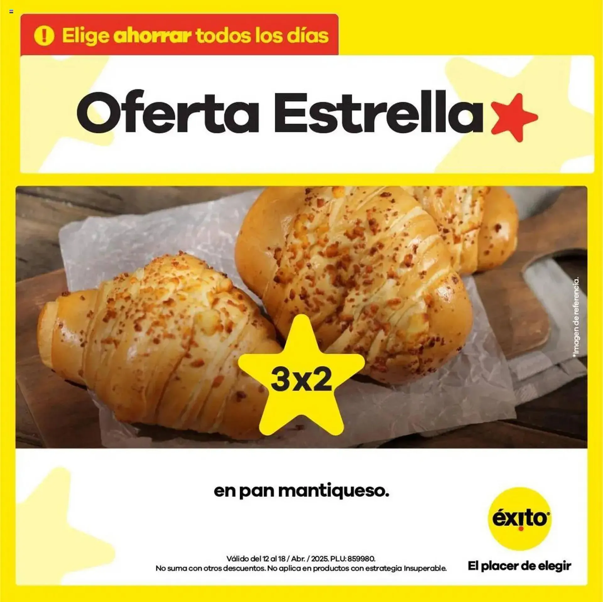 Catalogo de Catálogo Éxito 12 de abril al 18 de abril 2025 - Pag 1
