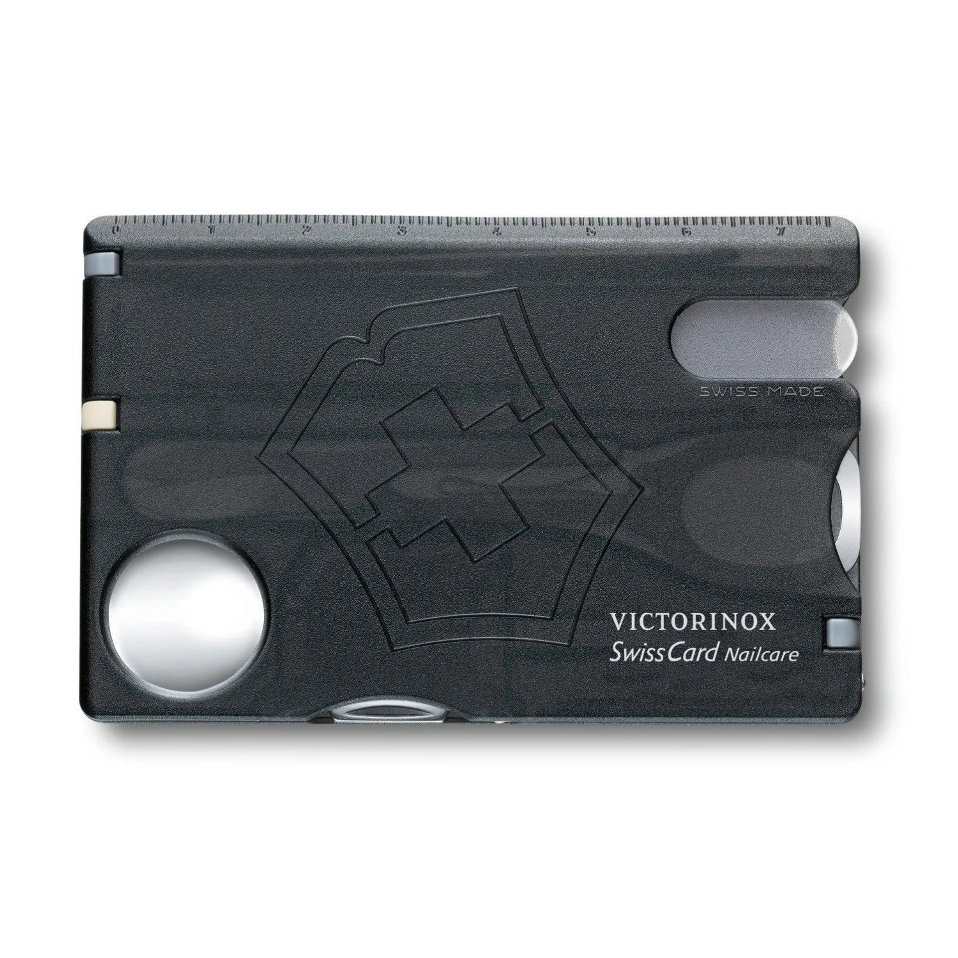 SWISSCARD NAILCARE, VICTORINOX NEGRO TRANSPARENTE 0.7240.T3