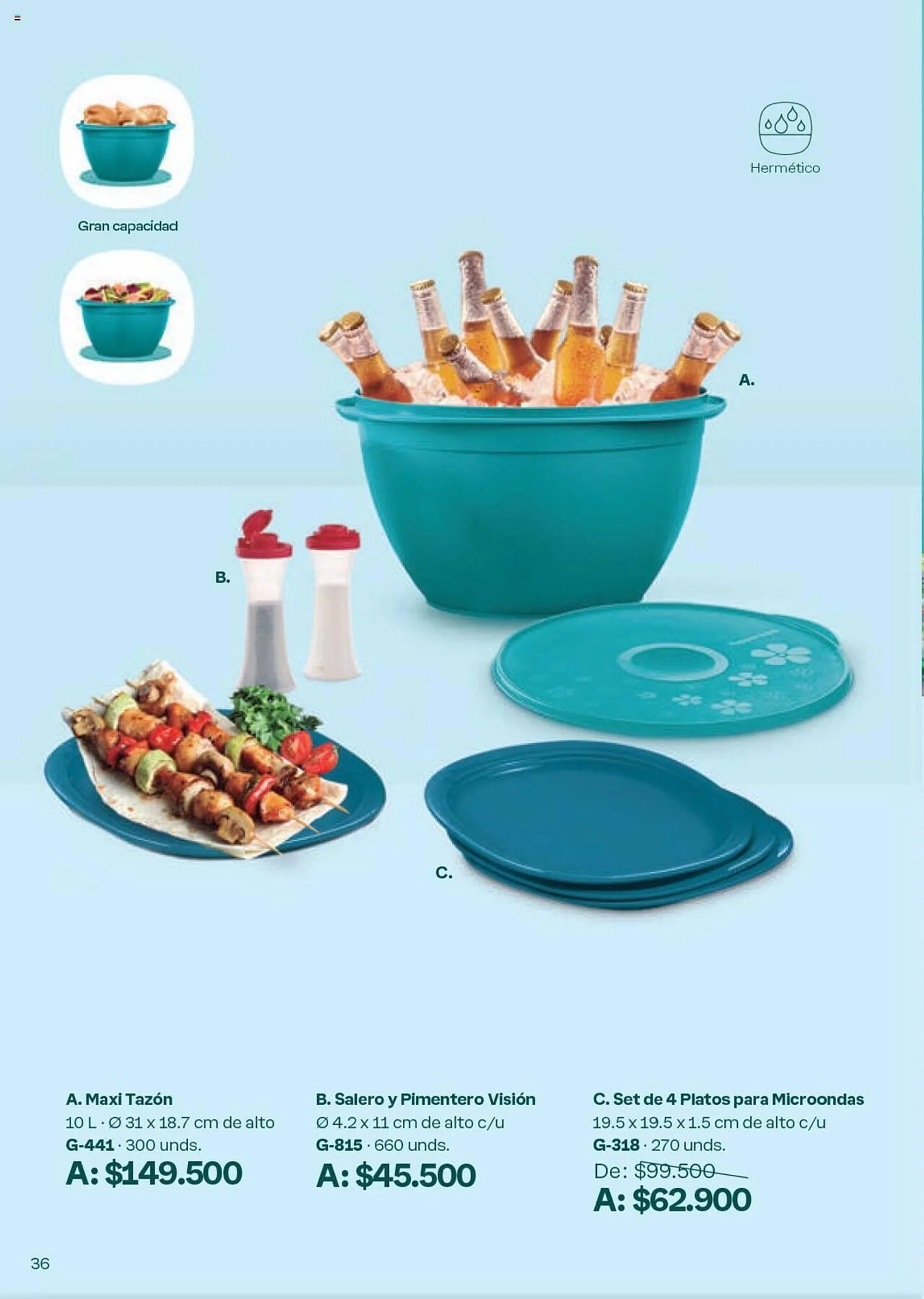 Catalogo de Catálogo Tupperware 4 de octubre al 31 de octubre 2024 - Pag 36