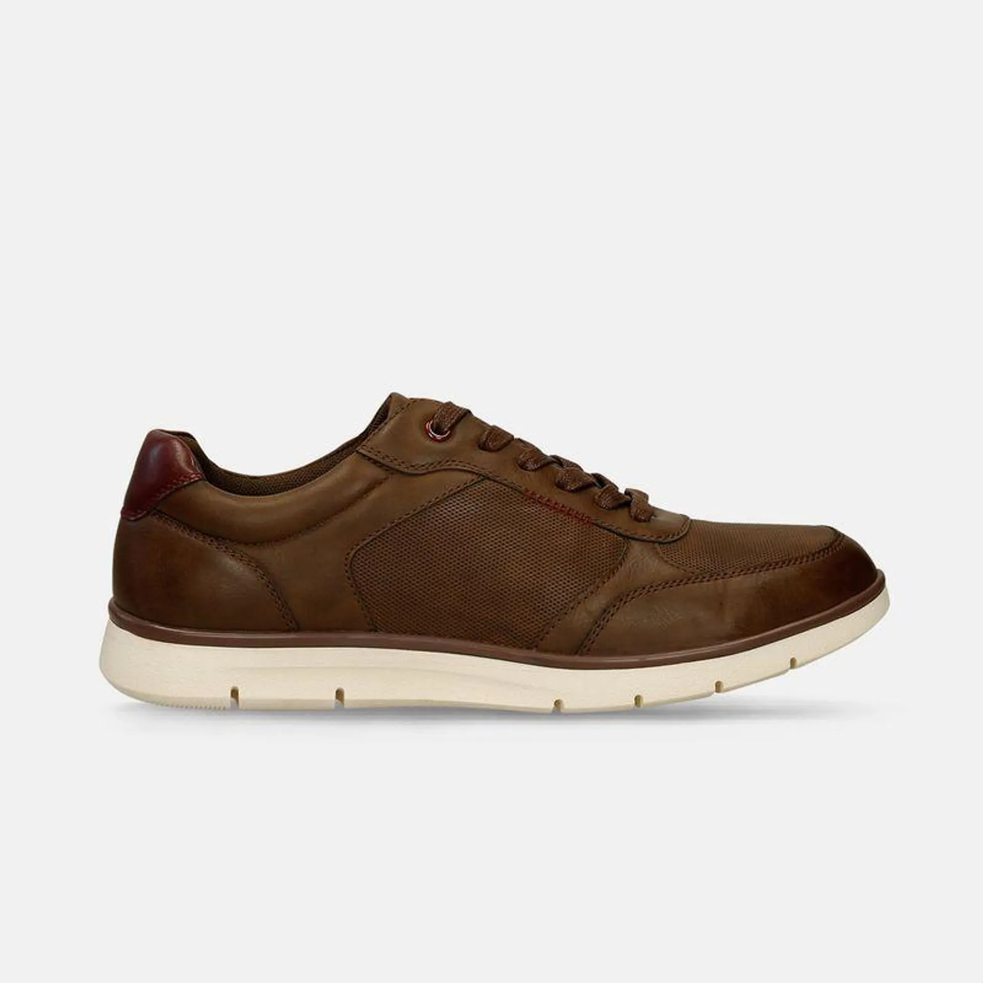 Tenis Casuales Café Oscuro Bata Comfit Matt Freddy Hombre