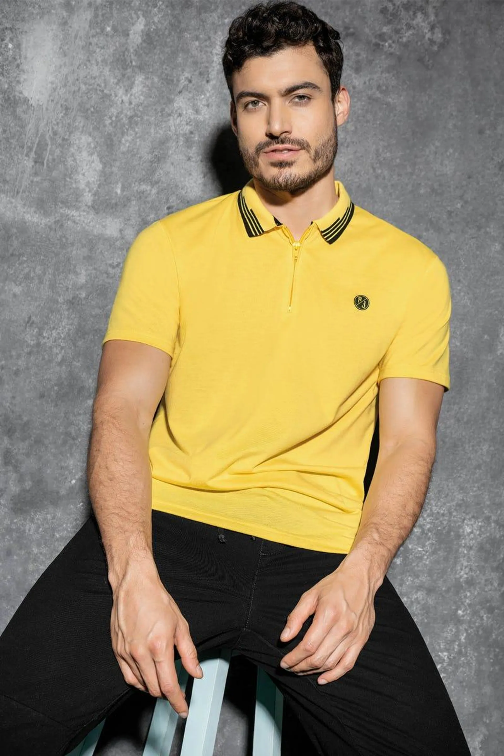 POLO MANGA CORTA Amarillo