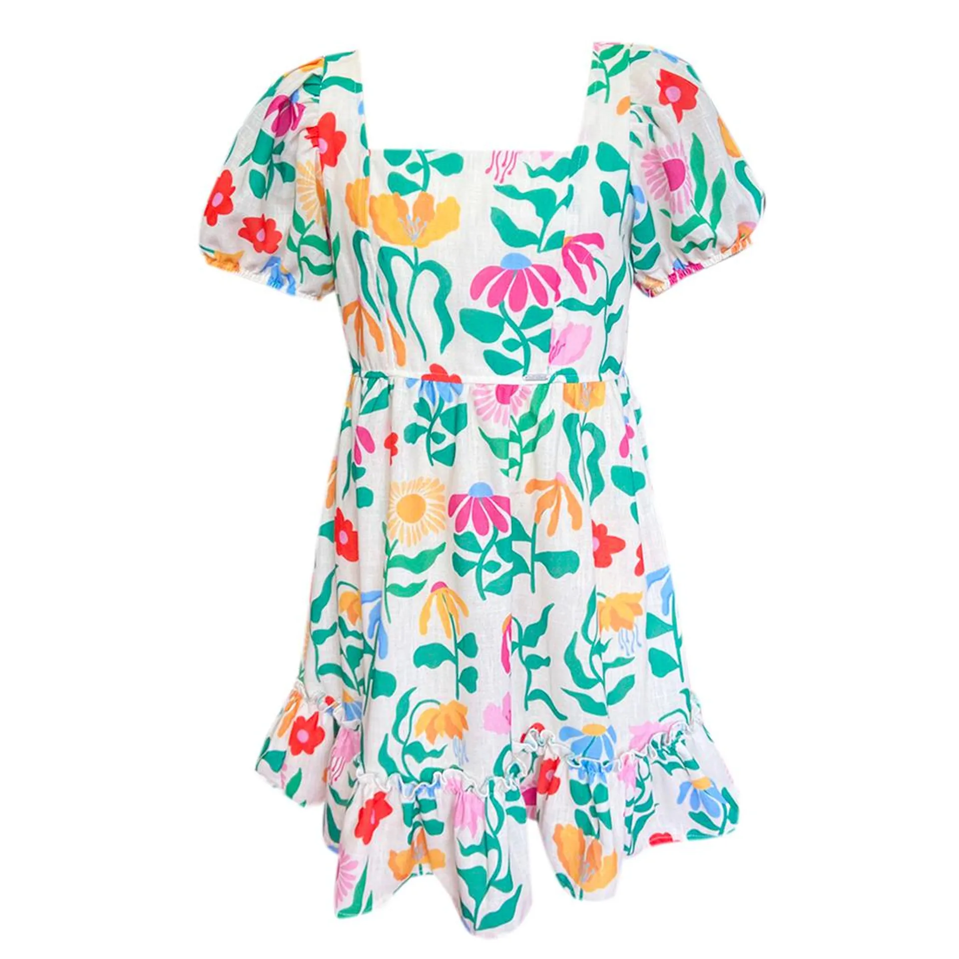 SHORT SLEEVES MINI DREES FOR GIRLS