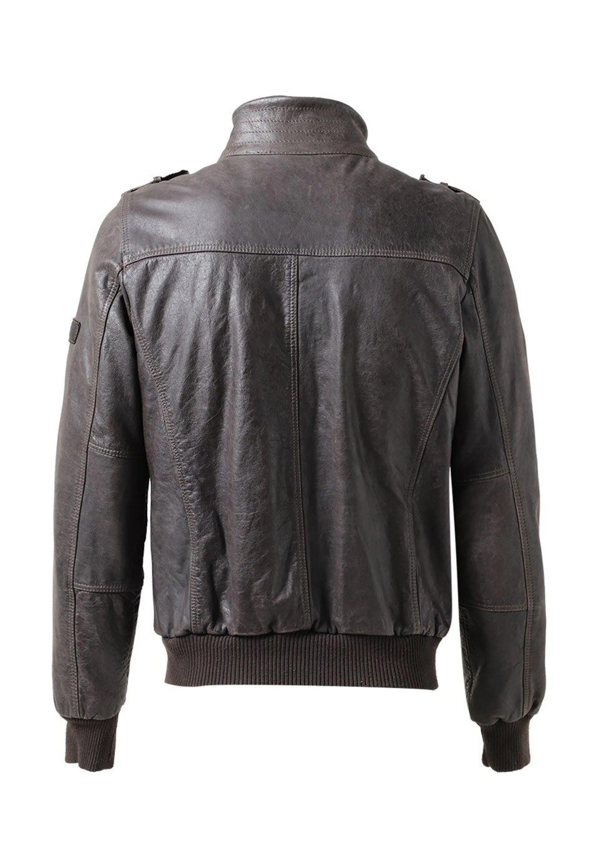 CHQ0005-CAF Men's Leather Jacket