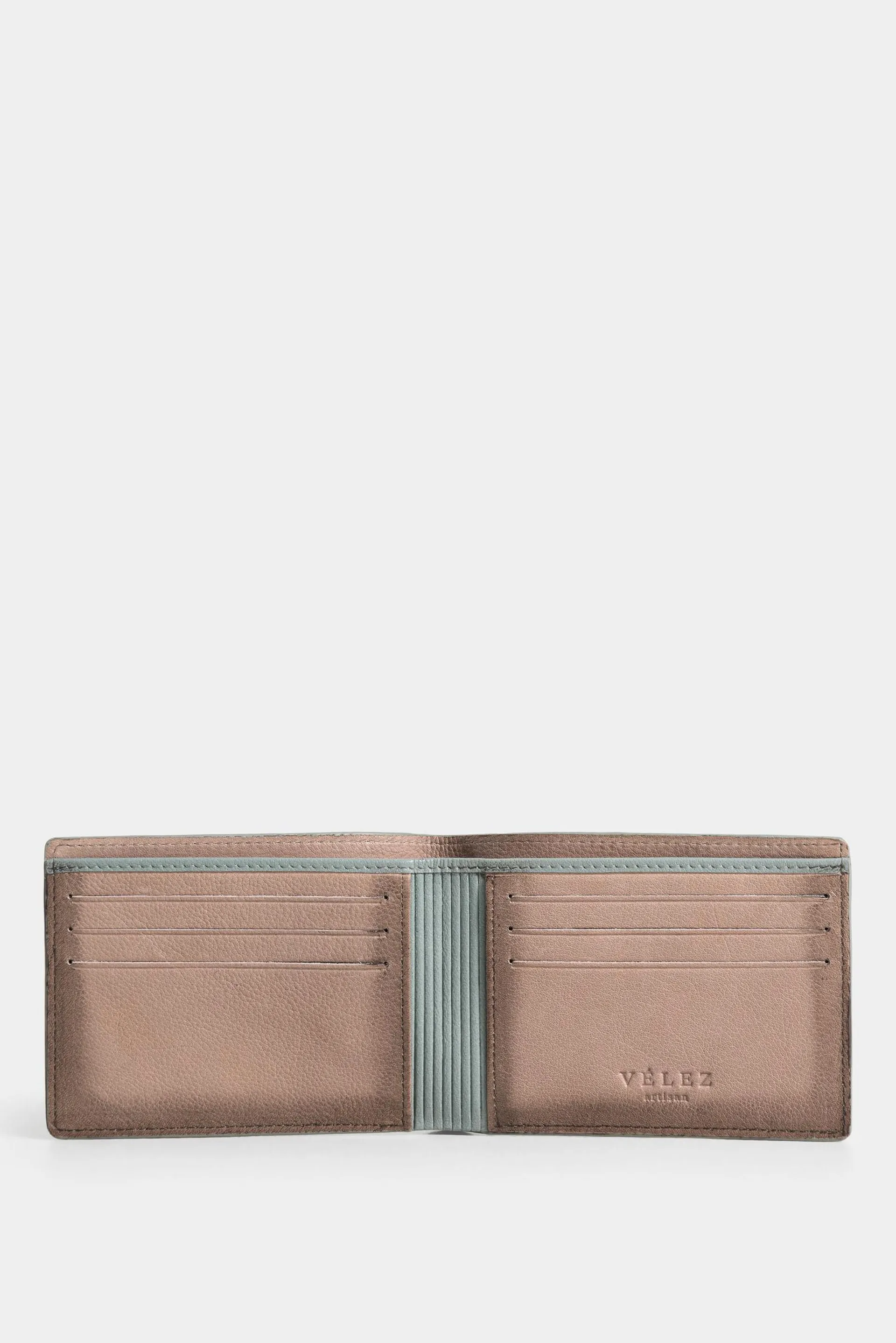 Billetera australis 3 de cuero para hombre silueta clásica