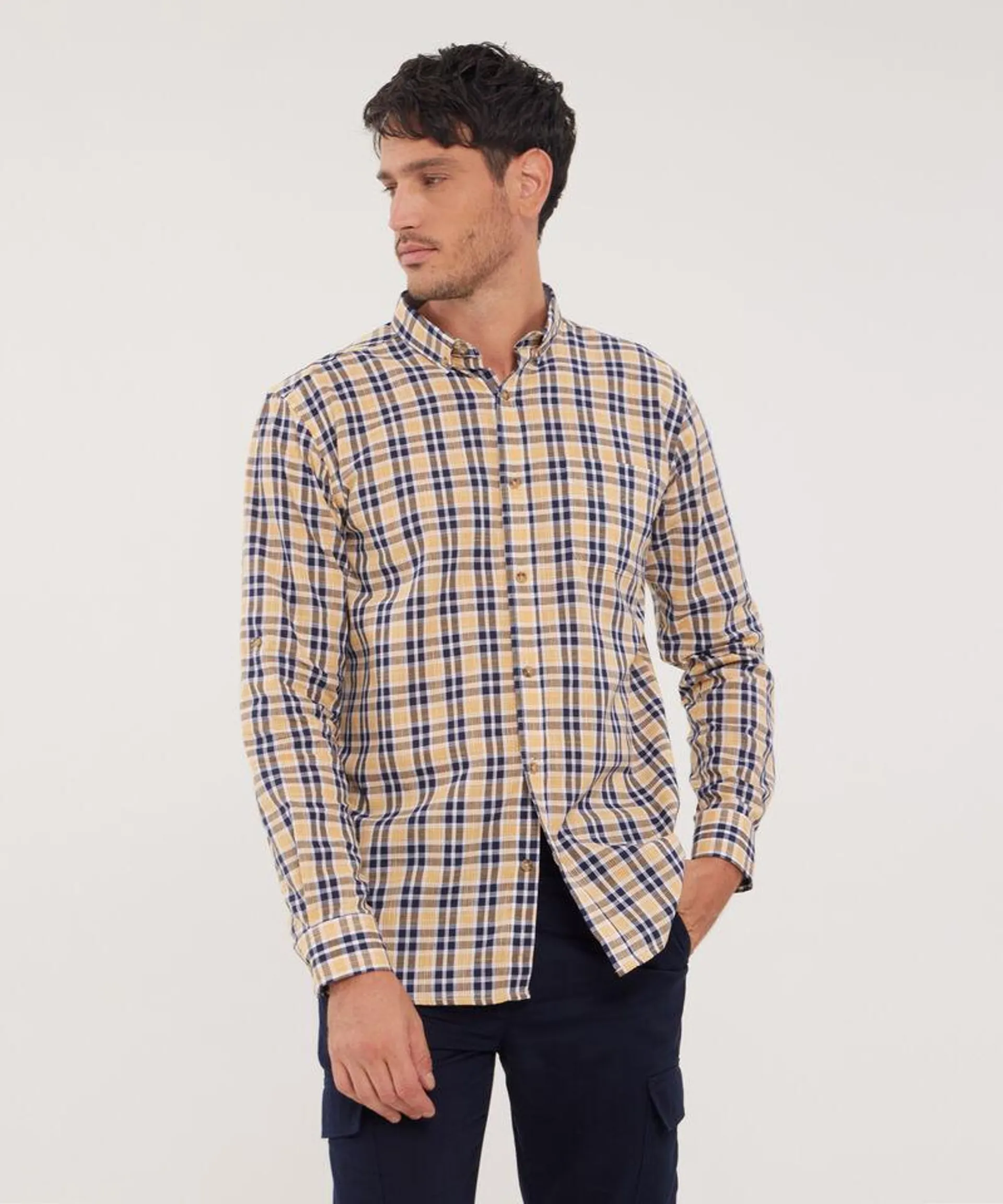 Camisa Manga Larga Button Down