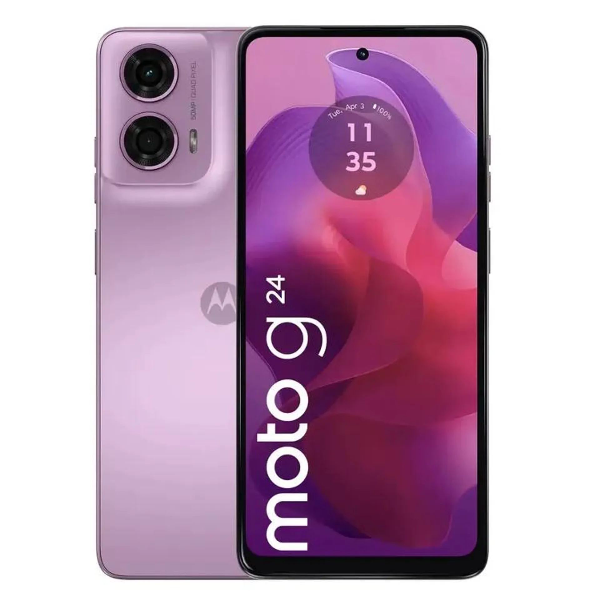Celular MOTOROLA G24 256GB Rosado