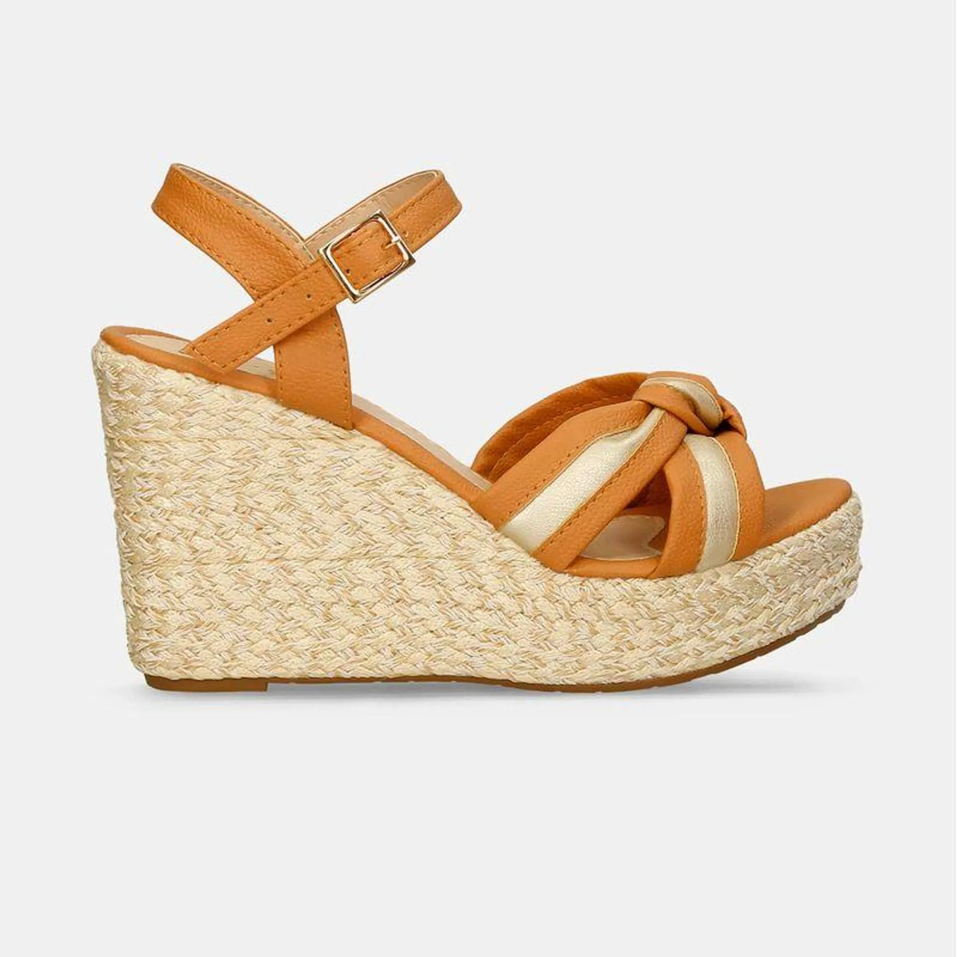 Sandalias Camel Bata Junita Mujer