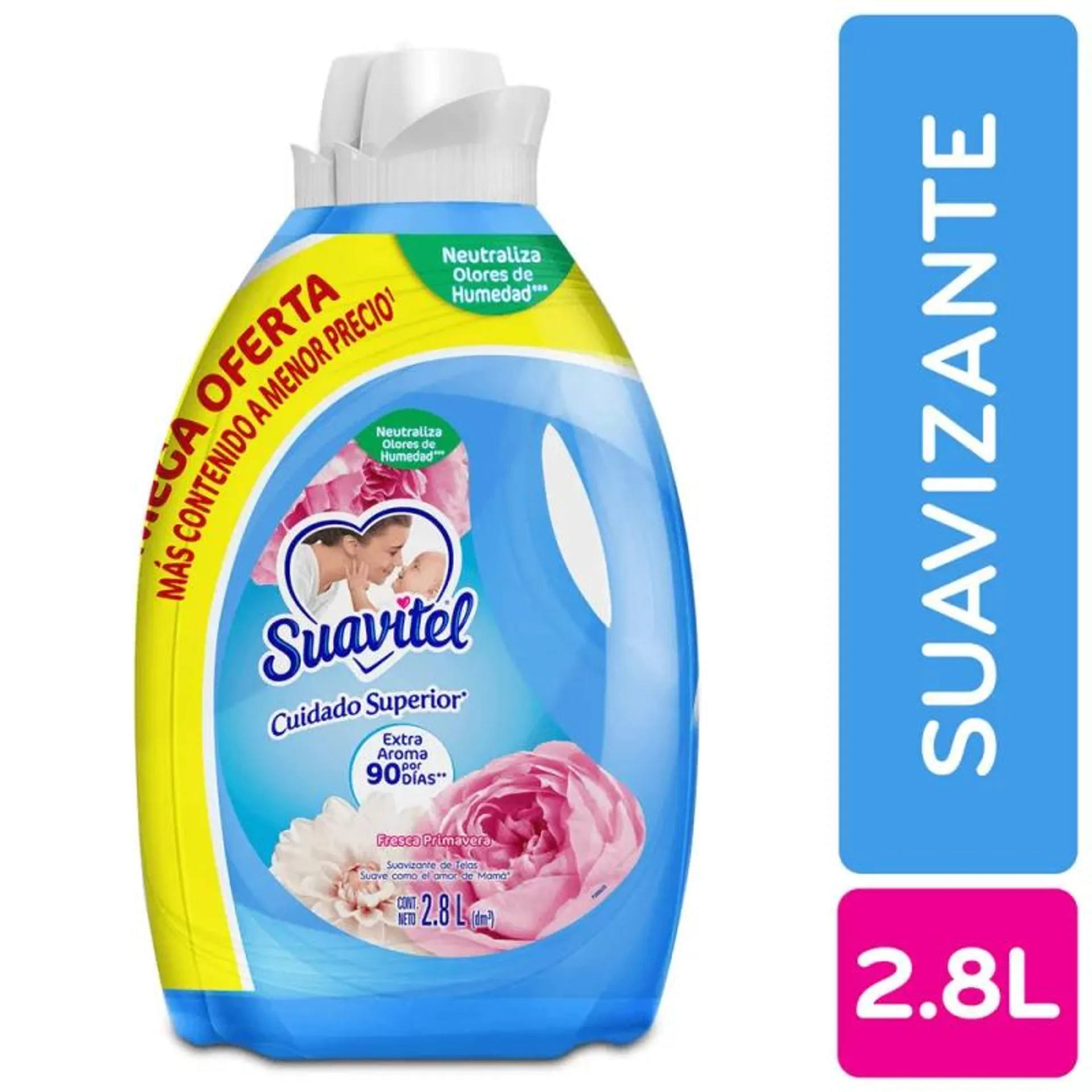 Suavizante Suavitel Fresca Primavera 2 x 2.8L