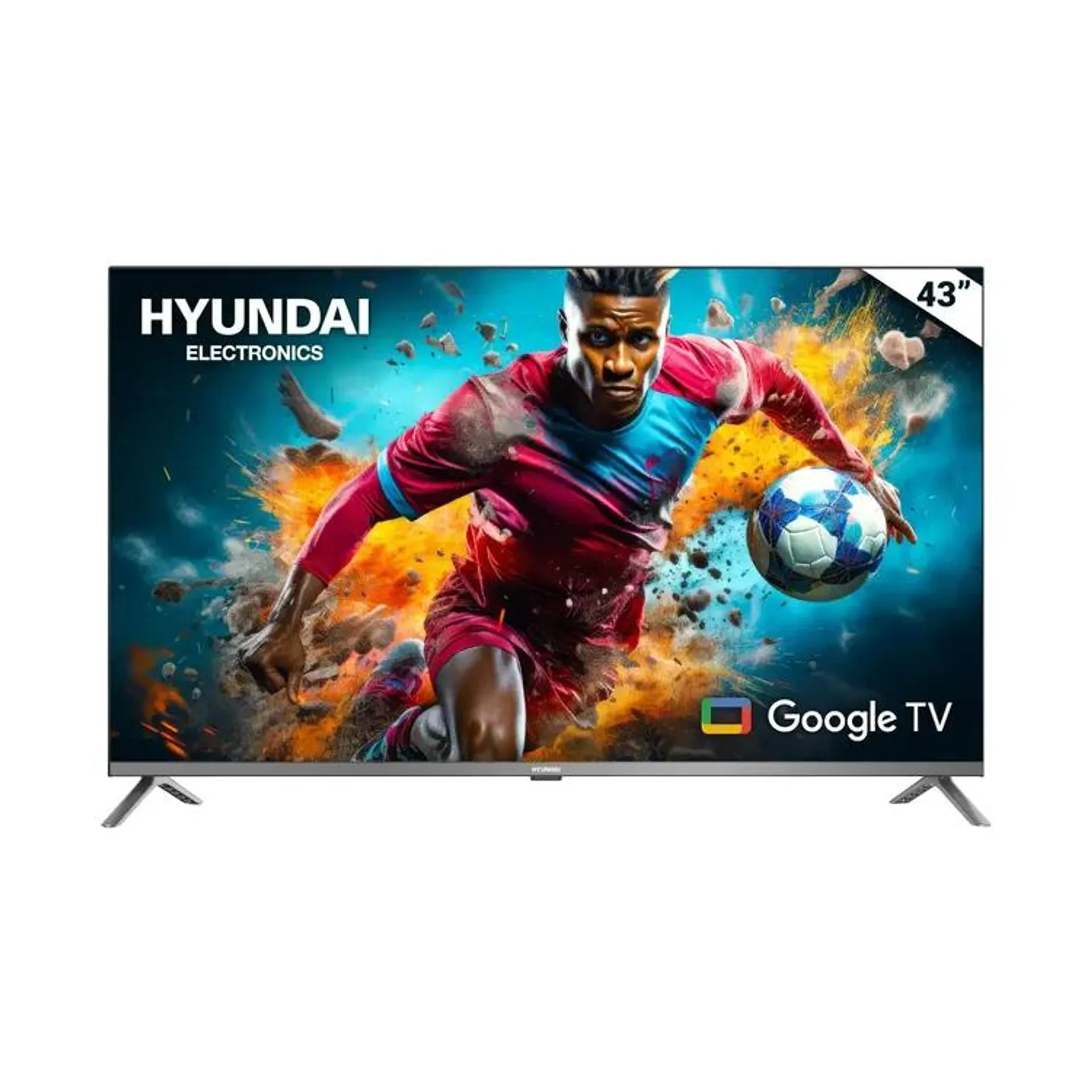 TV HYUNDAI 43" PulgadasPulgadas 109,2 cm HYLED4322GiM FHD LED Smart TV Google