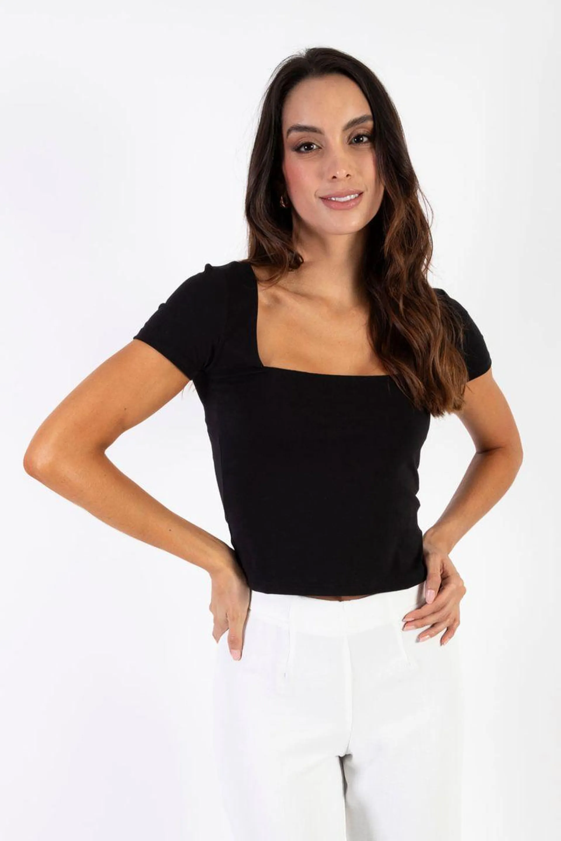 Blusa manga corta