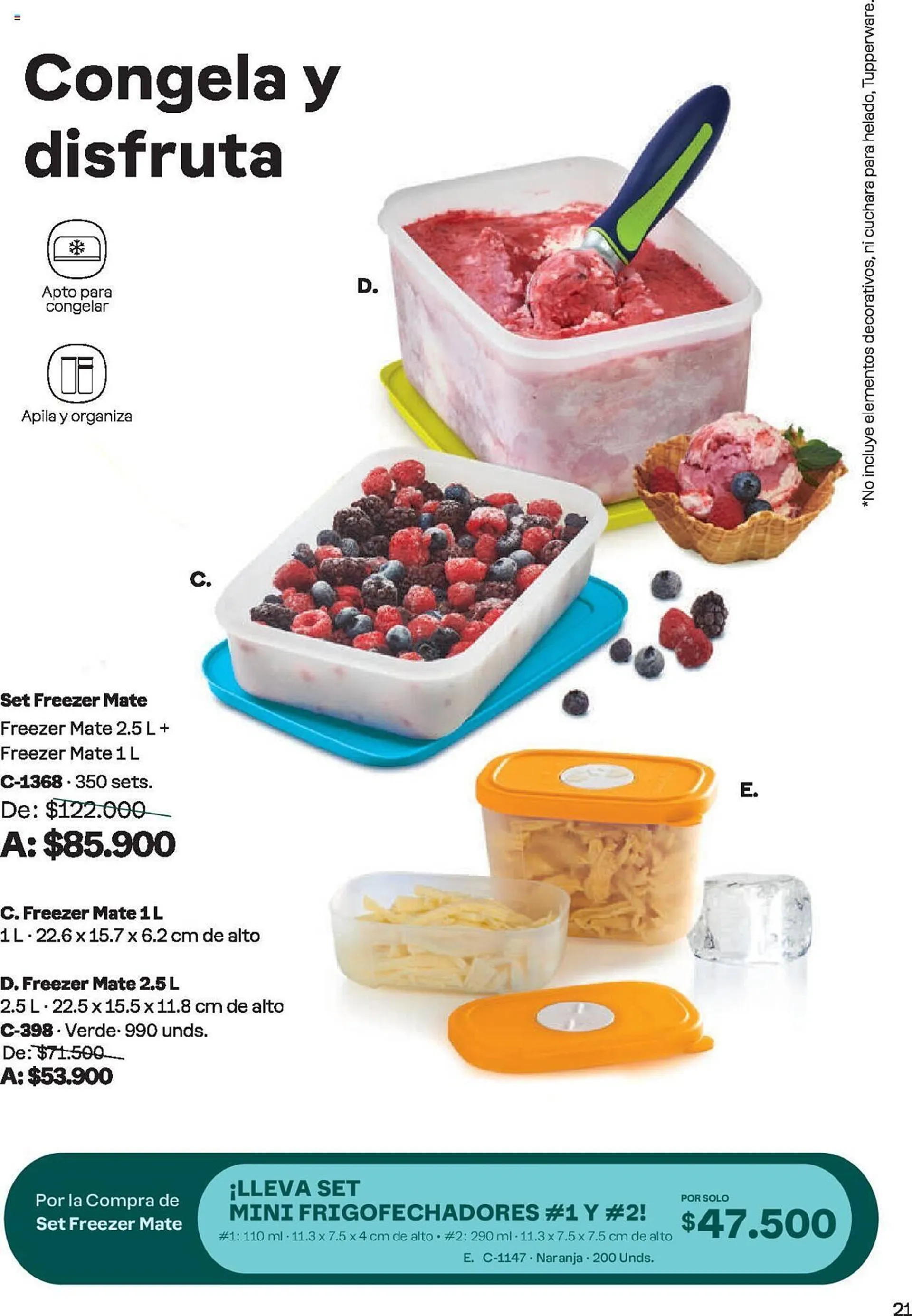 Catalogo de Catálogo Tupperware 14 de junio al 11 de julio 2024 - Pag 21