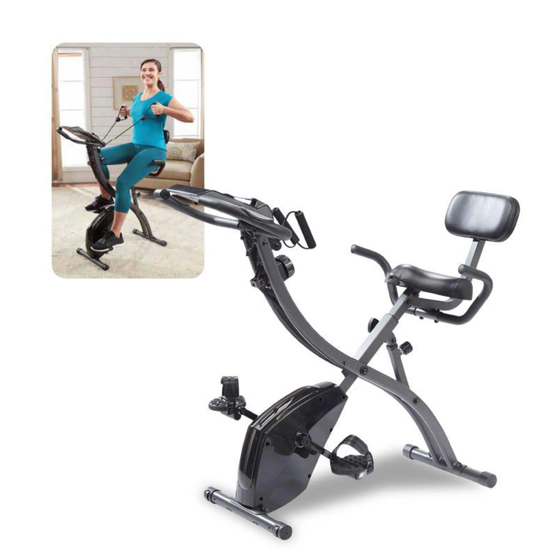 Máquina de spinning con bandas de resistencia Slim Cycle