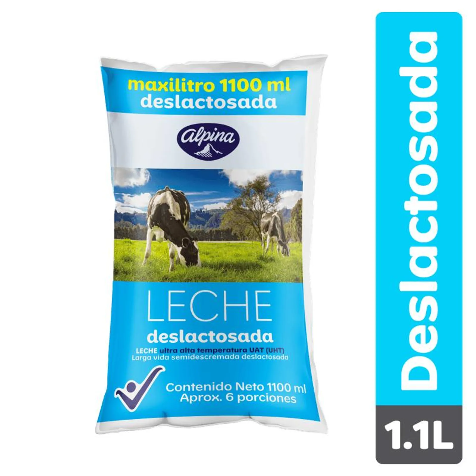 LECHE ALPINA DESL MAXILITRO UHT x 1100ML