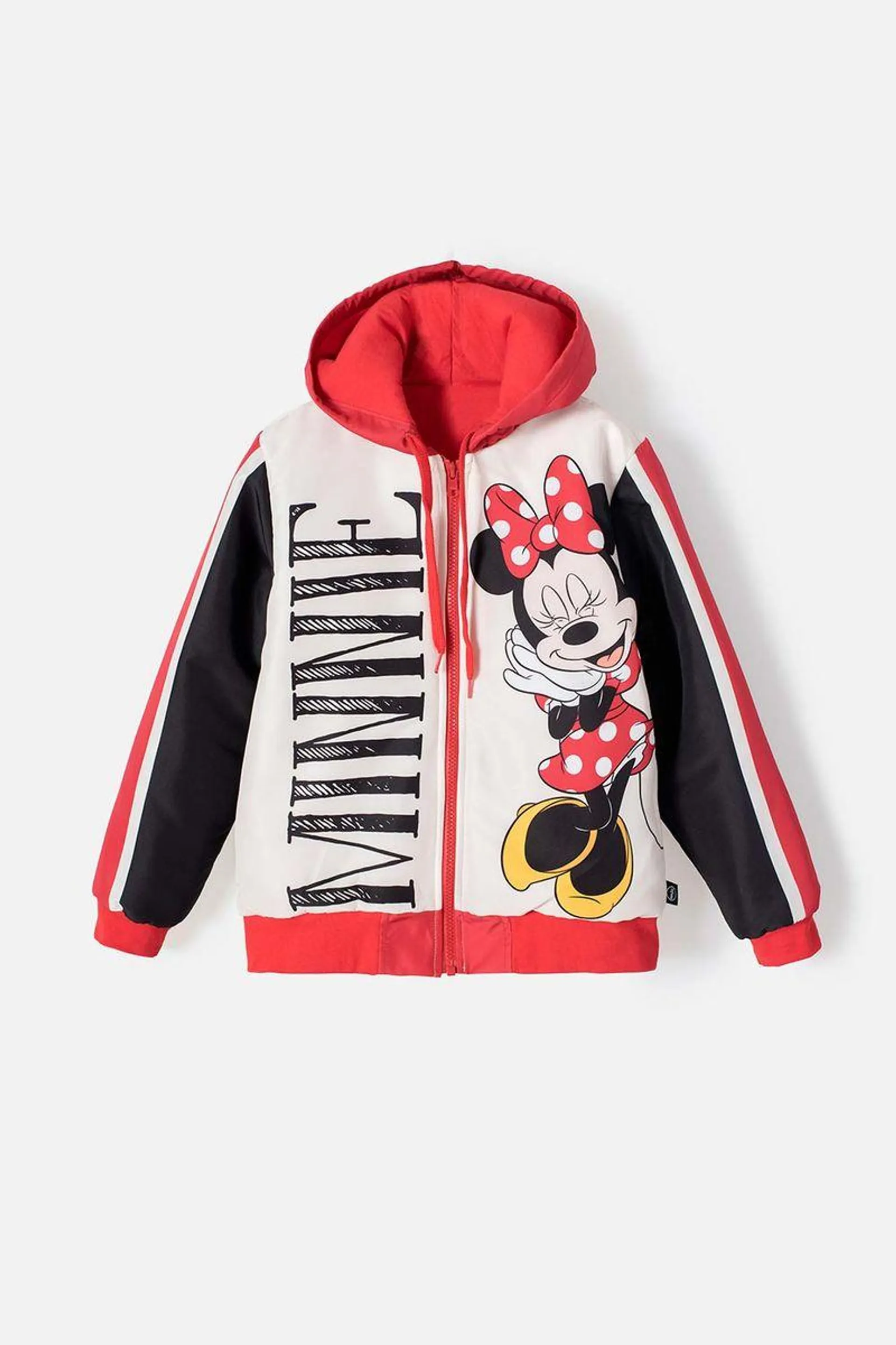 Chaqueta de Minnie Mouse con capucha multicolor para niña