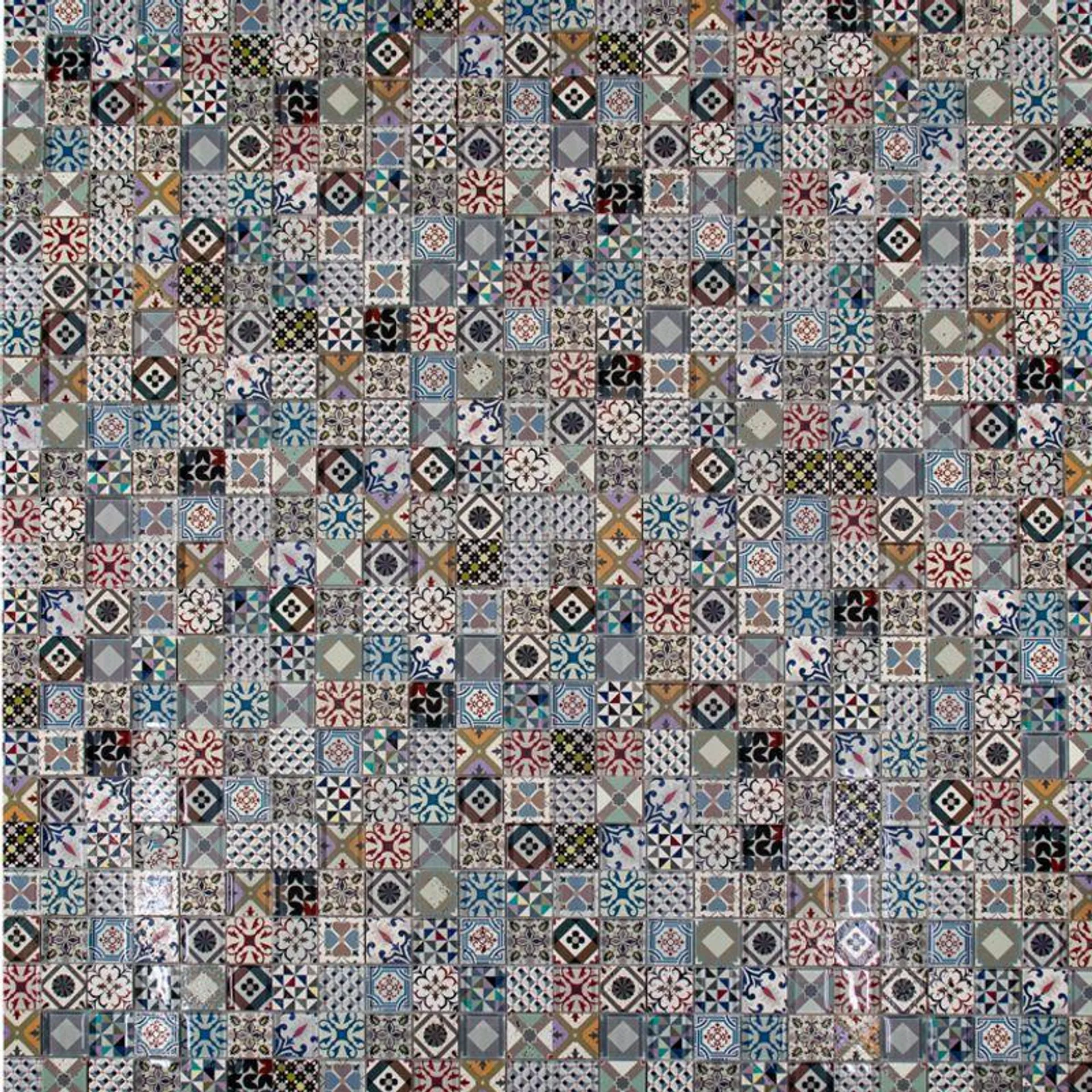 Decorados Para Pared Estilo Mosaico Lisboa 30x30 Multic